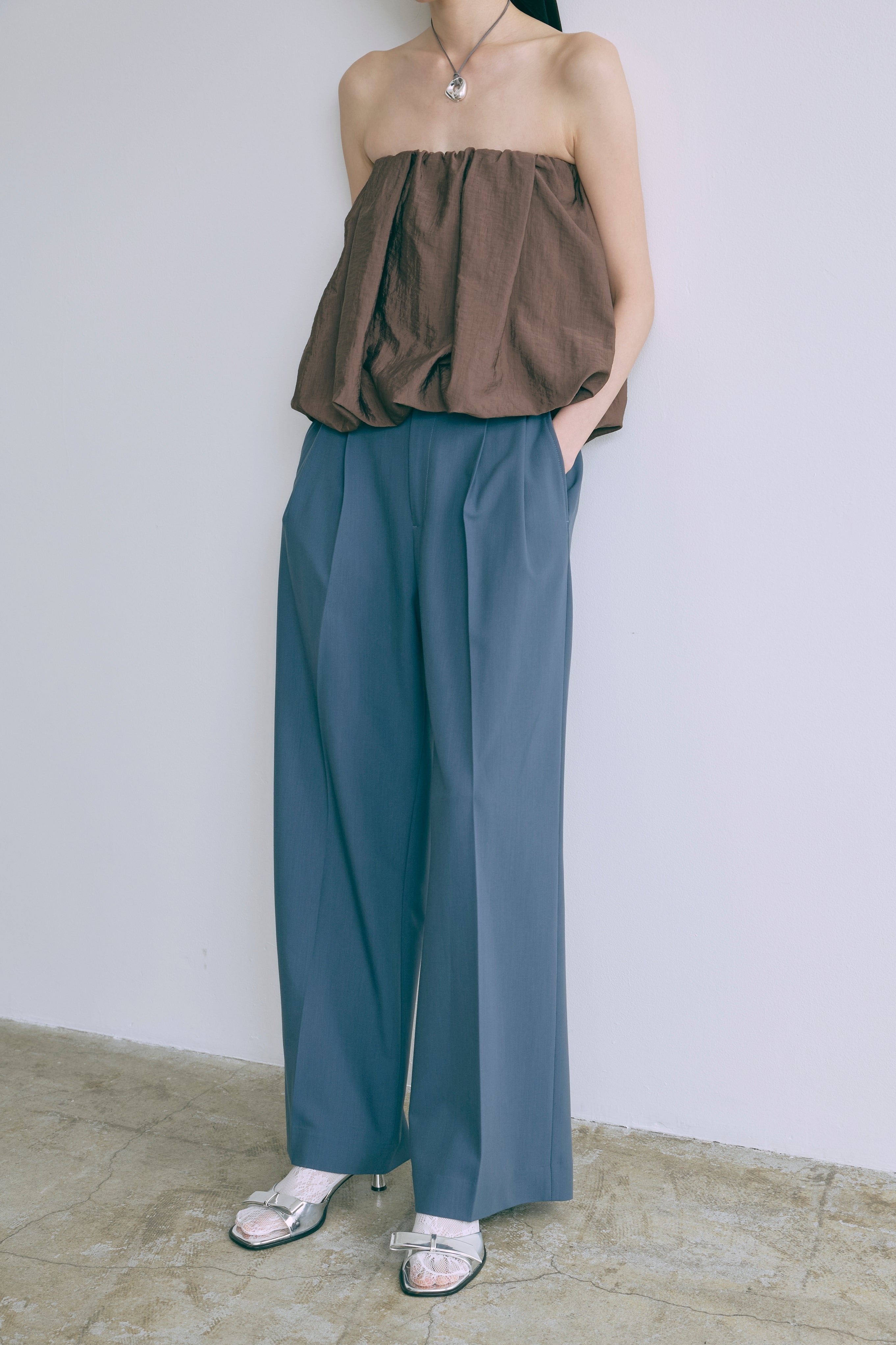 着用カラー:ブルー 着用サイズ:1 モデル身長:174cm