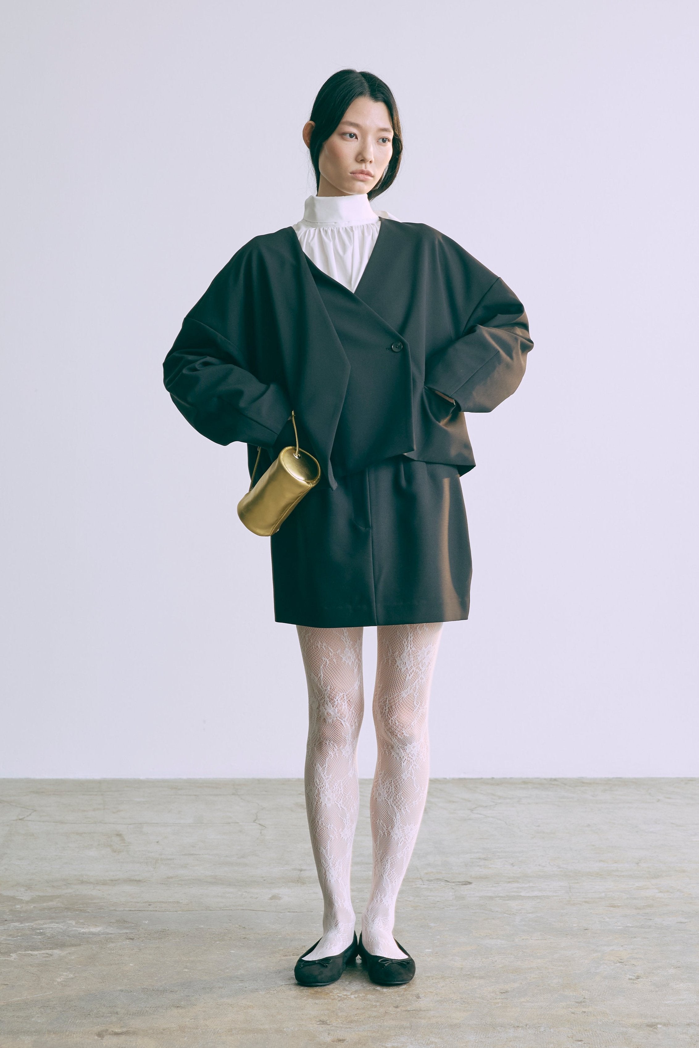 着用カラー:ブラック モデル身長:174cm