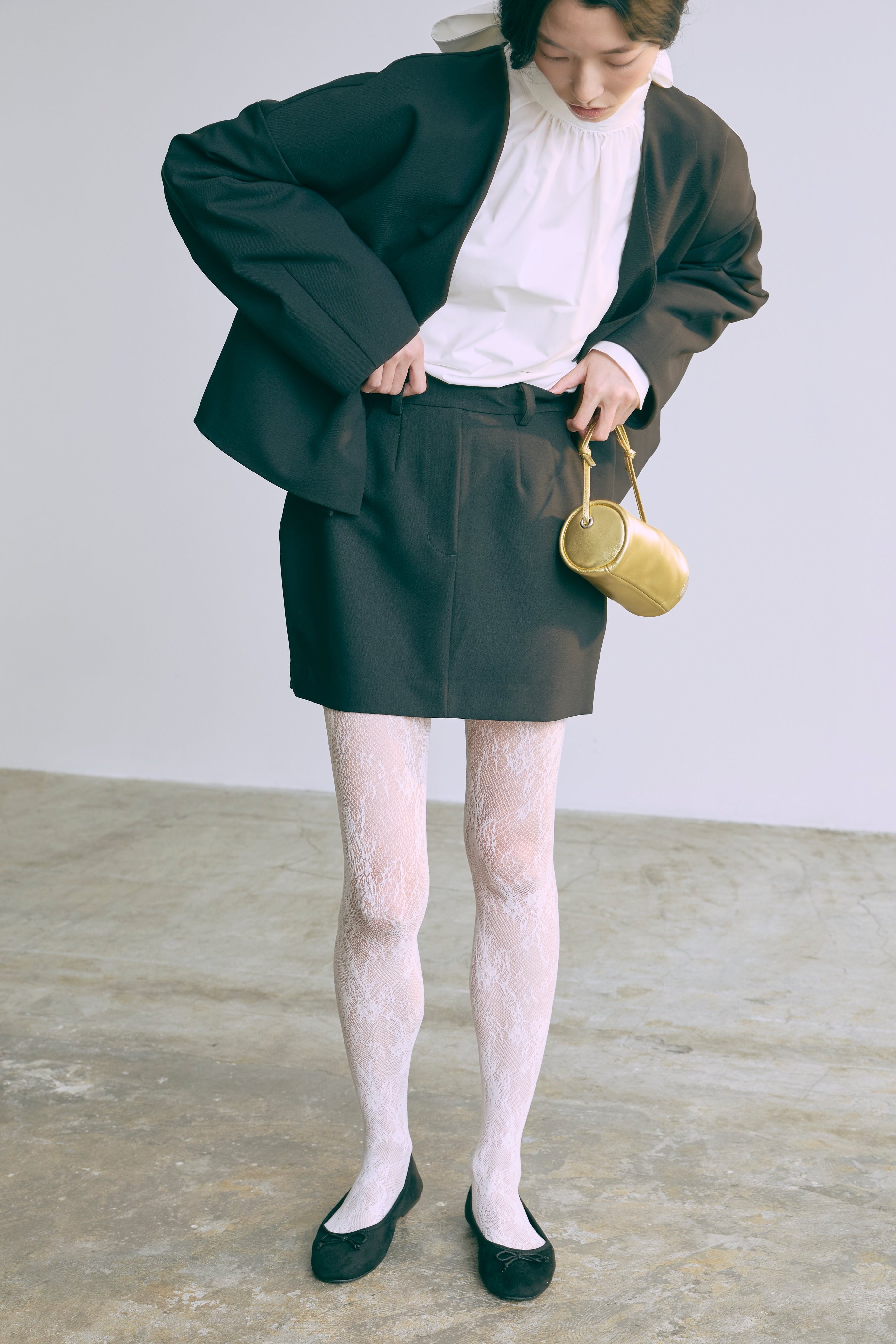 着用カラー:ブラック モデル身長:174cm