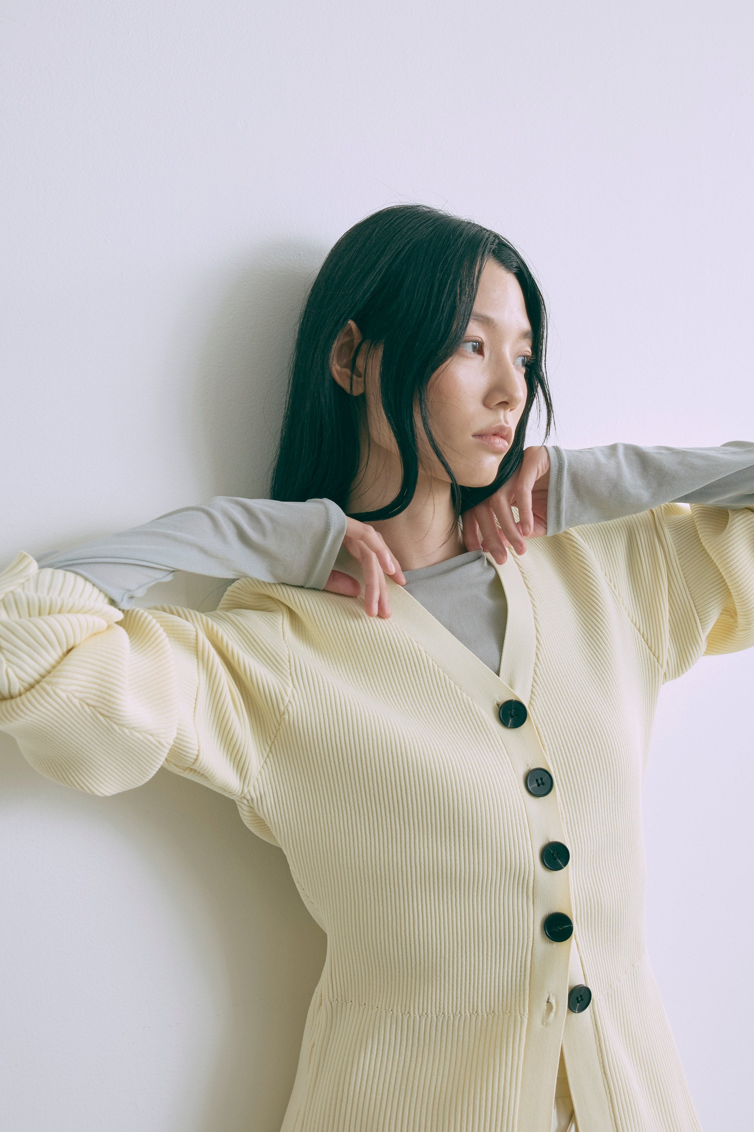 着用カラー:イエロー モデル身長:174cm