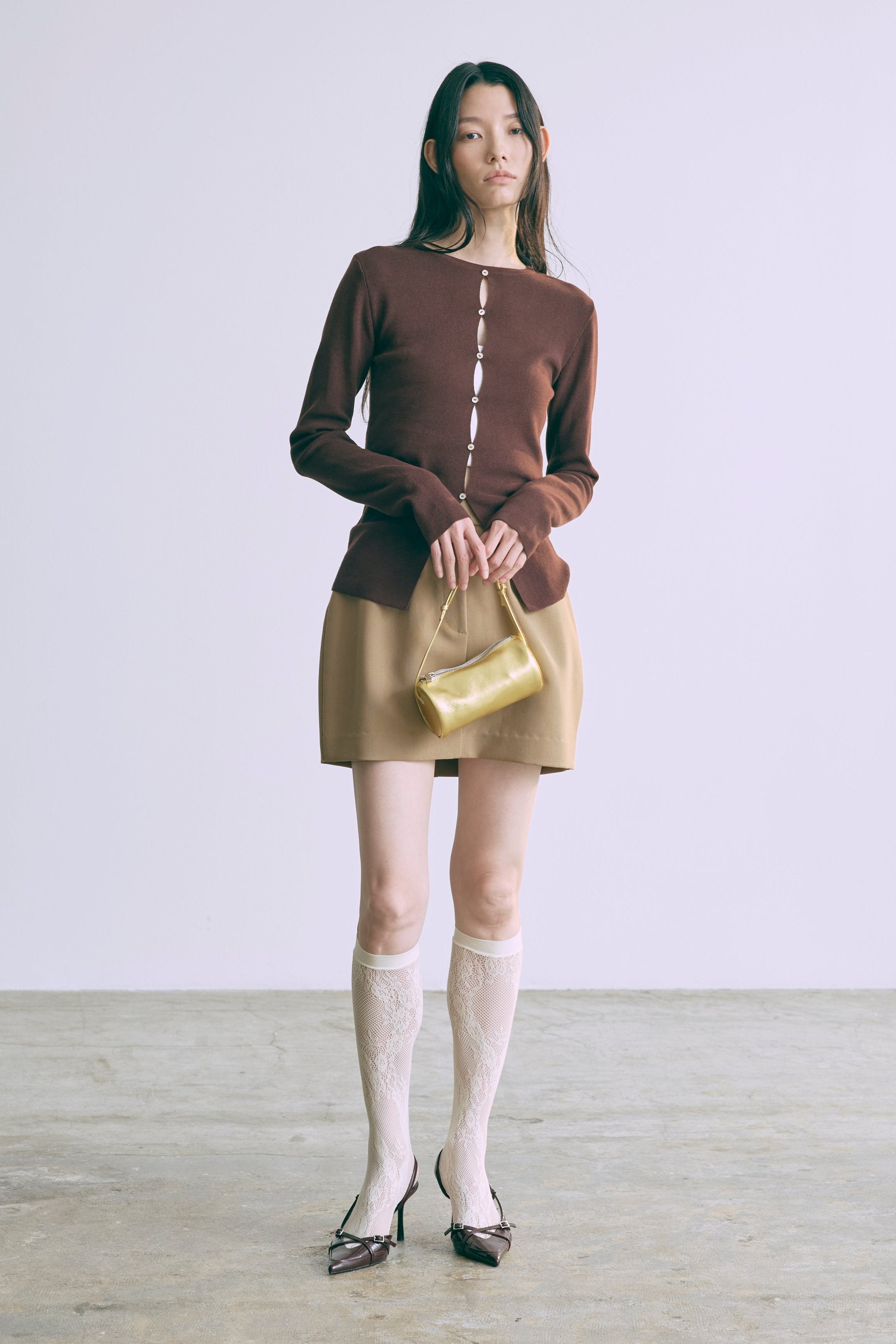 着用カラー:ブラウン モデル身長:174cm