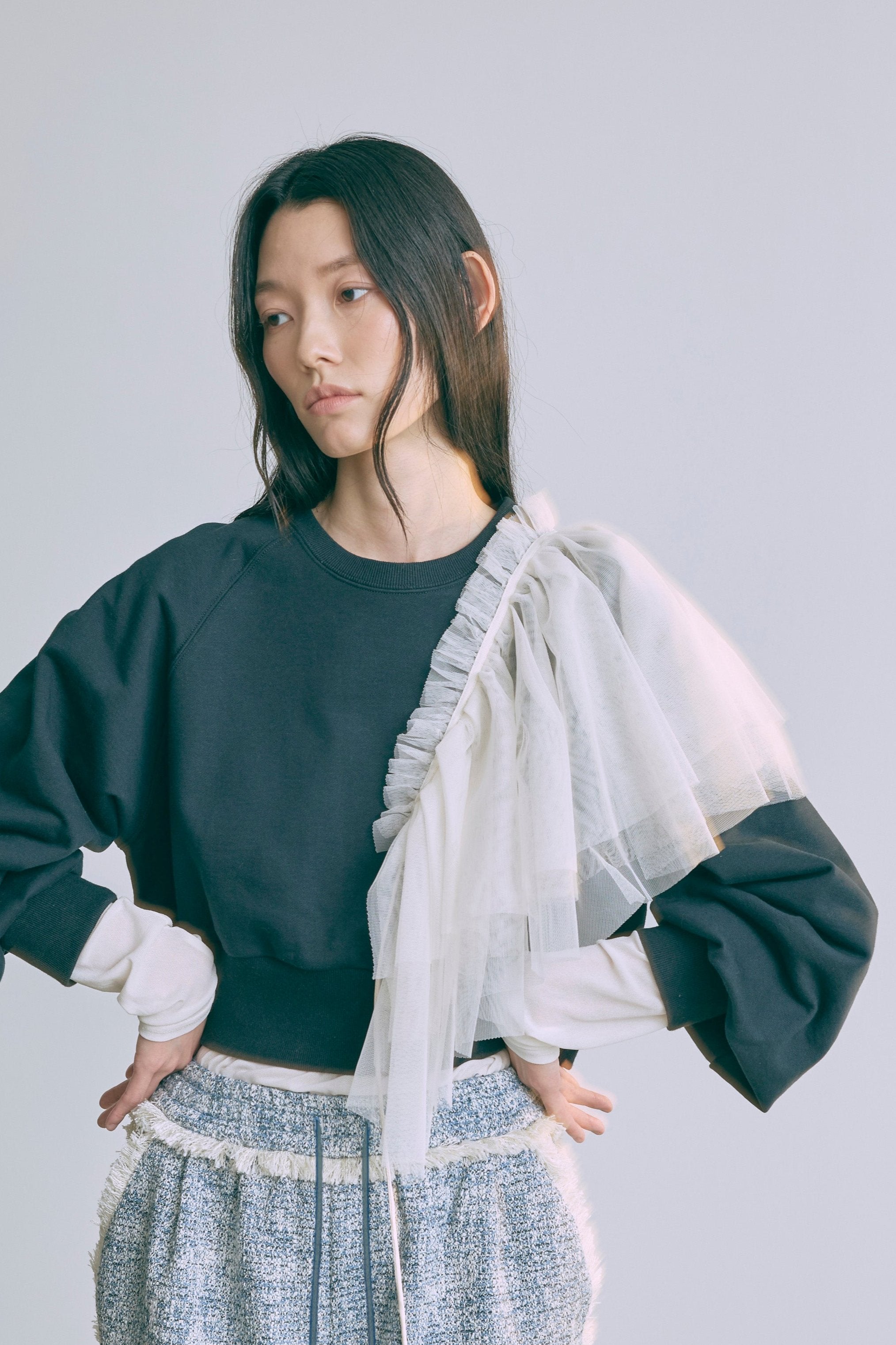 着用カラー:アイボリー モデル身長:174cm