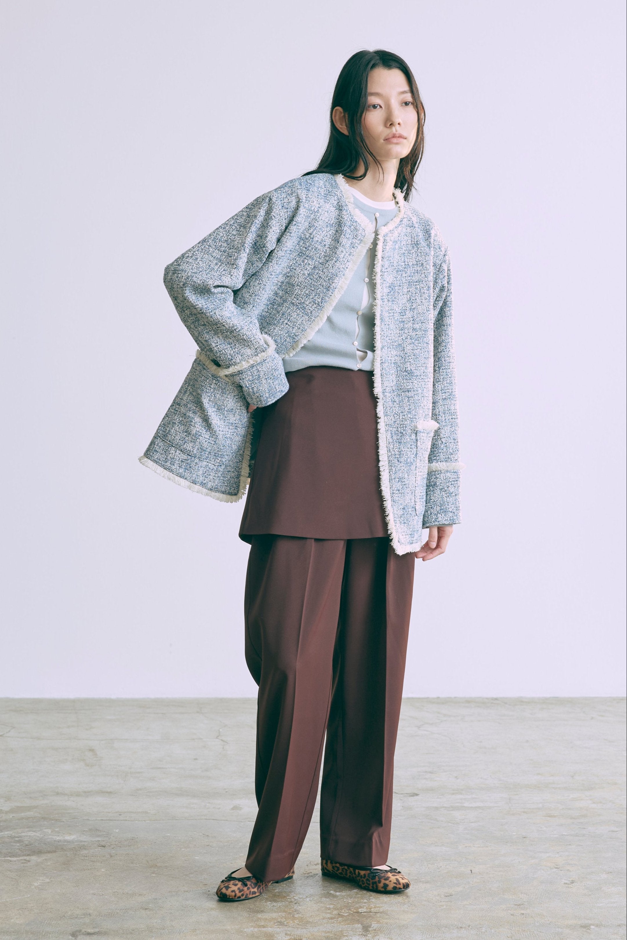 着用カラー:ブルー モデル身長:174cm