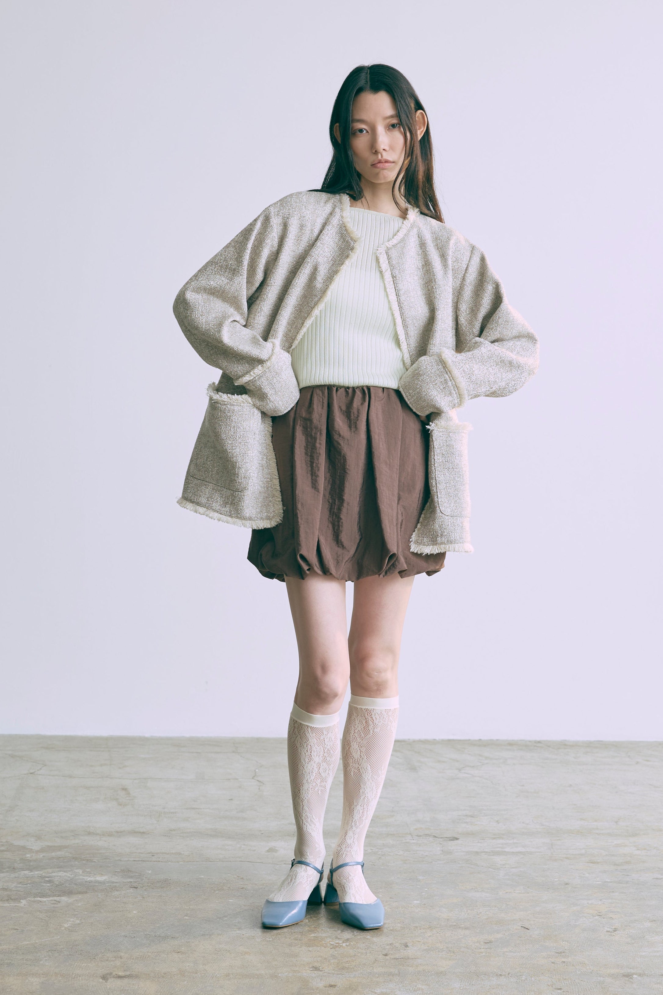 着用カラー:ブラウン モデル身長:174cm