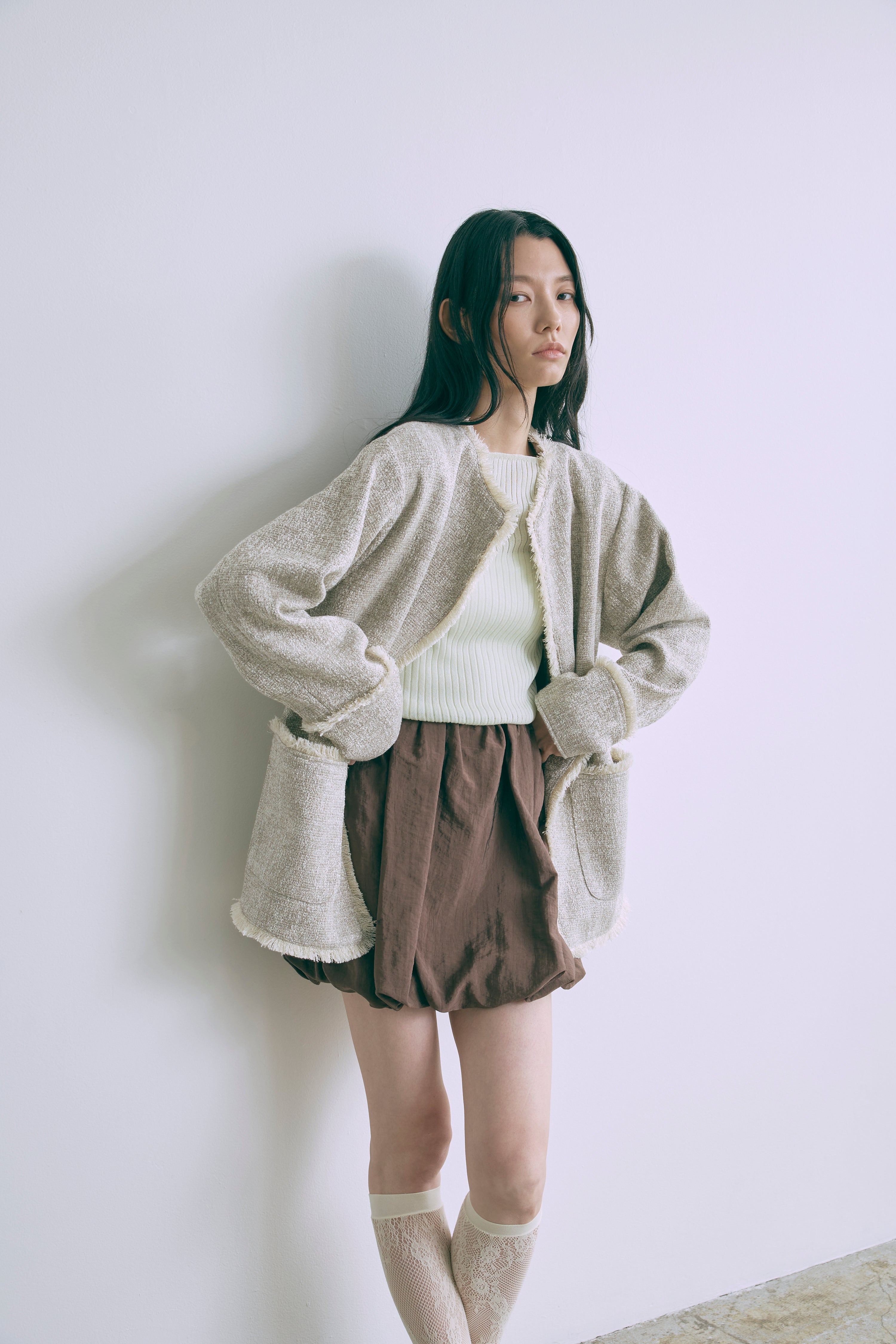 着用カラー:ブラウン モデル身長:174cm