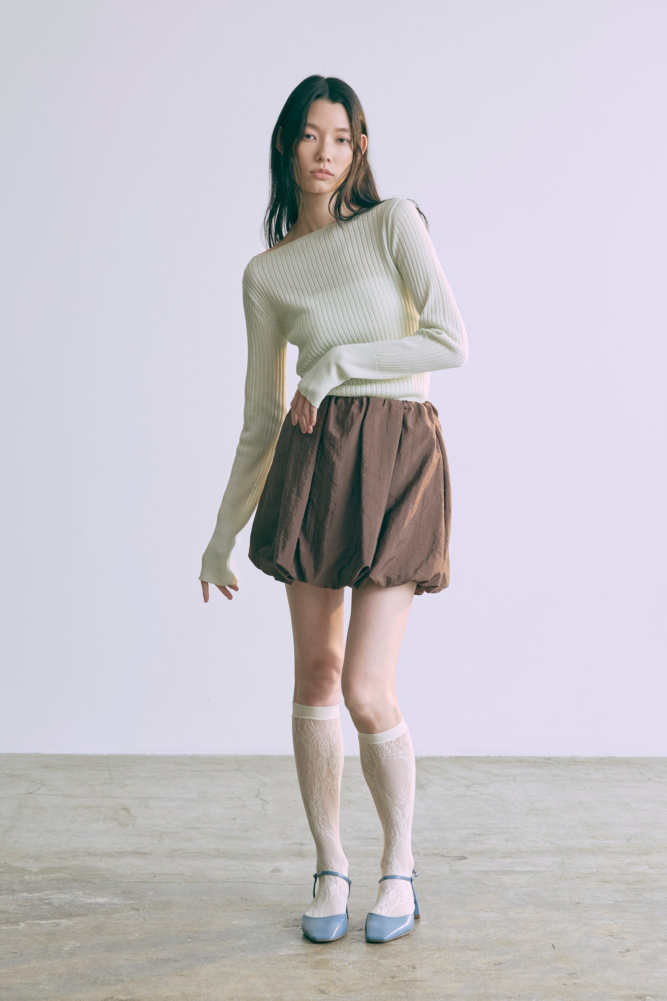 着用カラー:ミント モデル身長:174cm