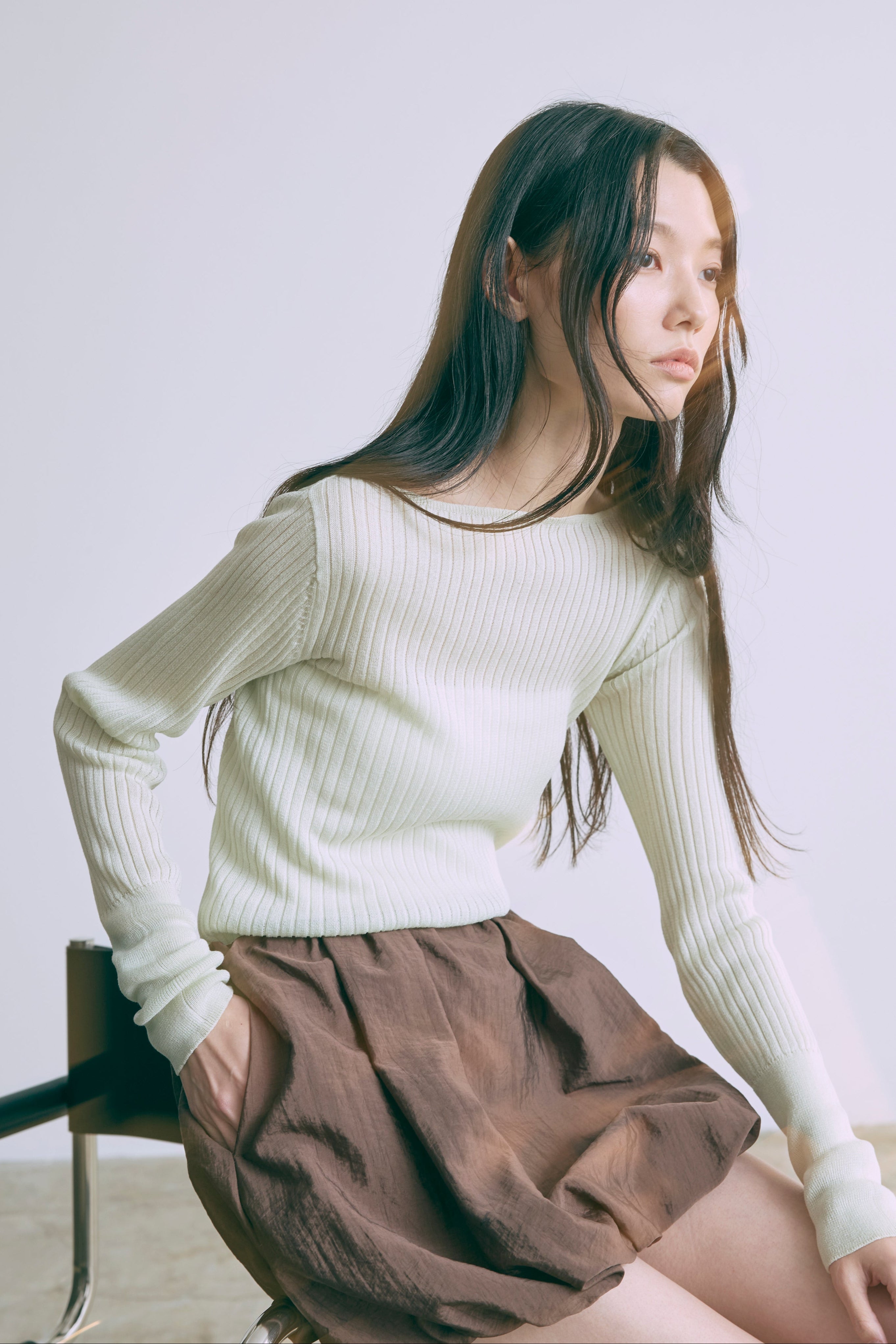 着用カラー:ミント モデル身長:174cm