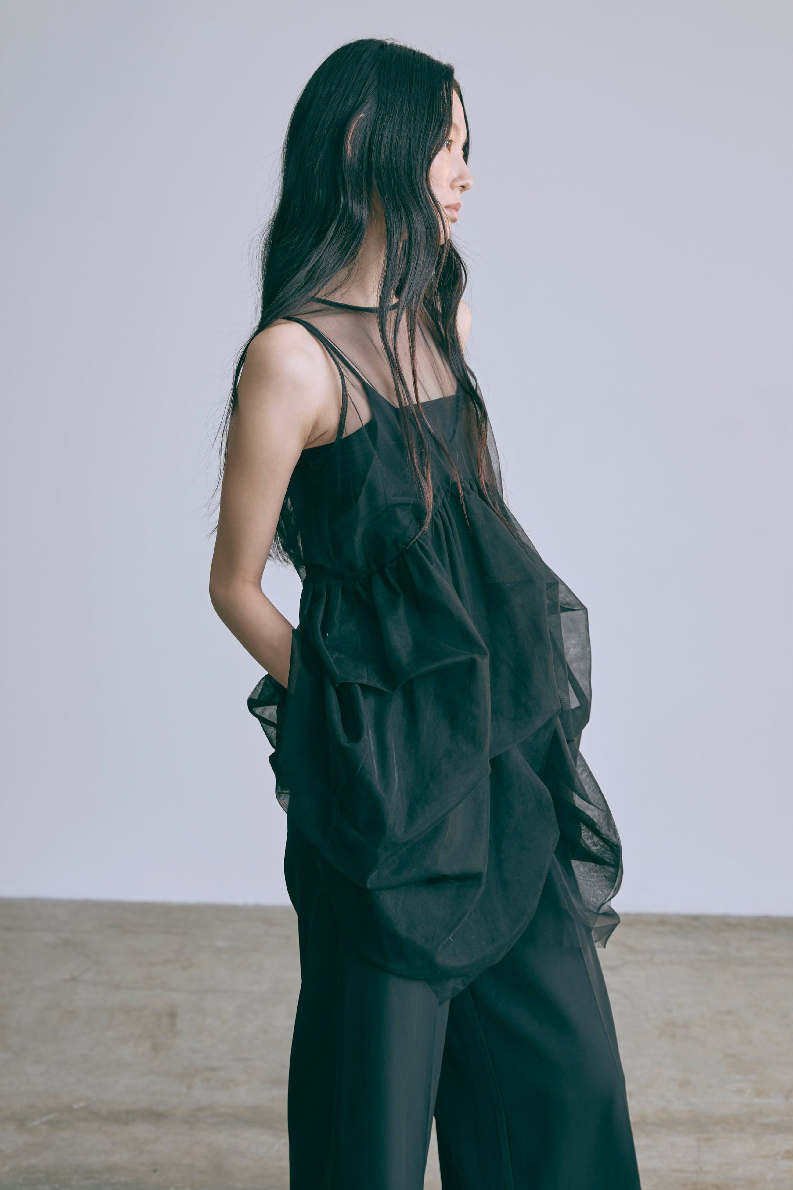 着用カラー:ブラック 着用サイズ:1 モデル身長:174cm