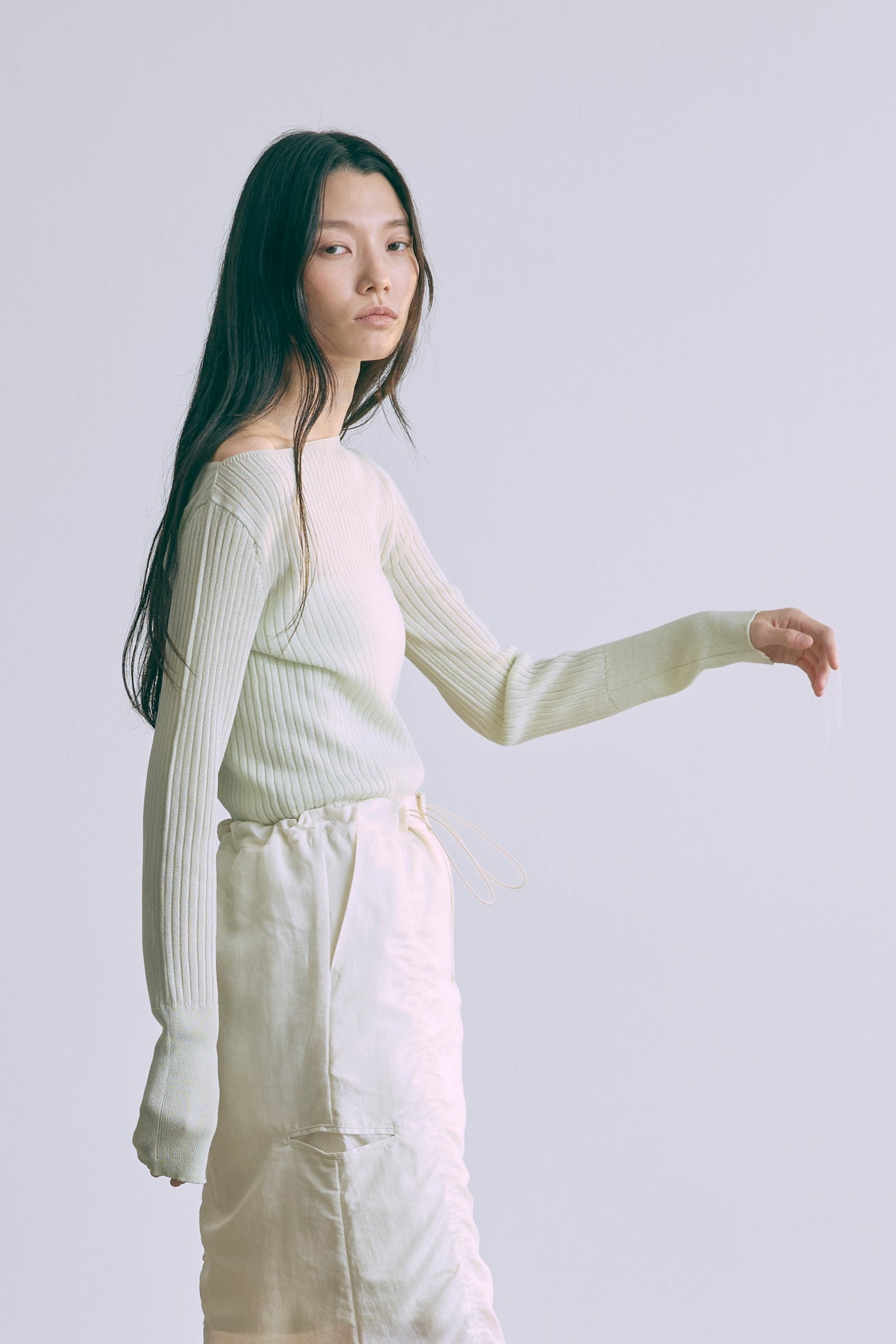 着用カラー:ミント モデル身長:174cm