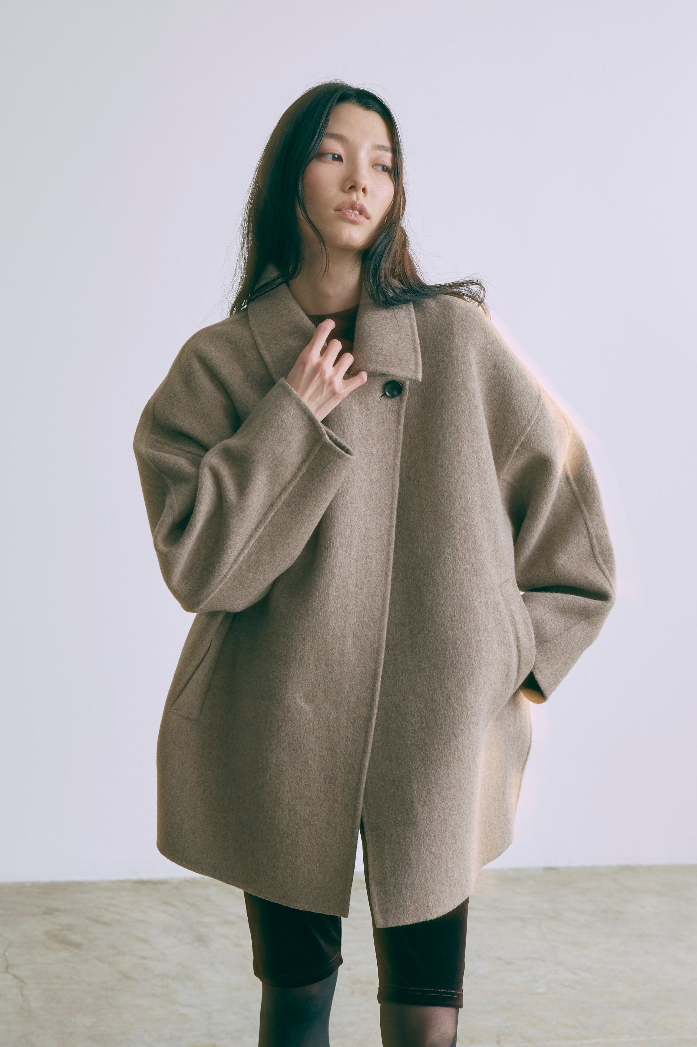 Riさん専用　en neume コートWool Shaggy Midi Coat Wool Shaggy Midi Coat – EN NEUME