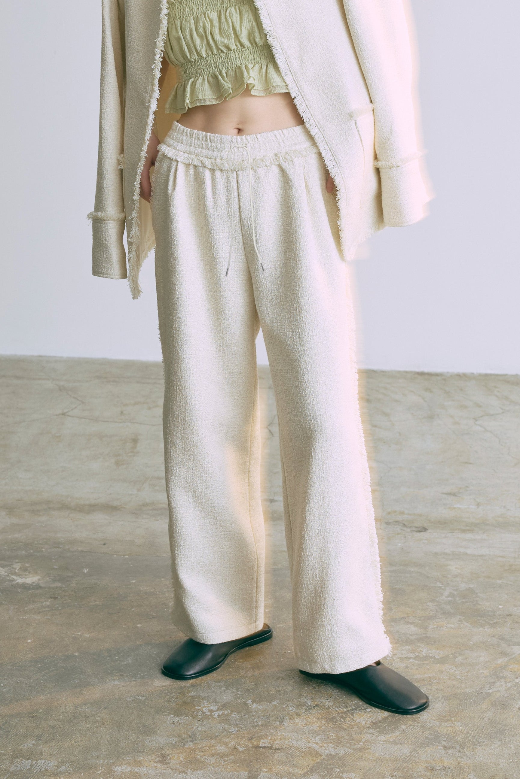 着用カラー:アイボリー モデル身長:174cm