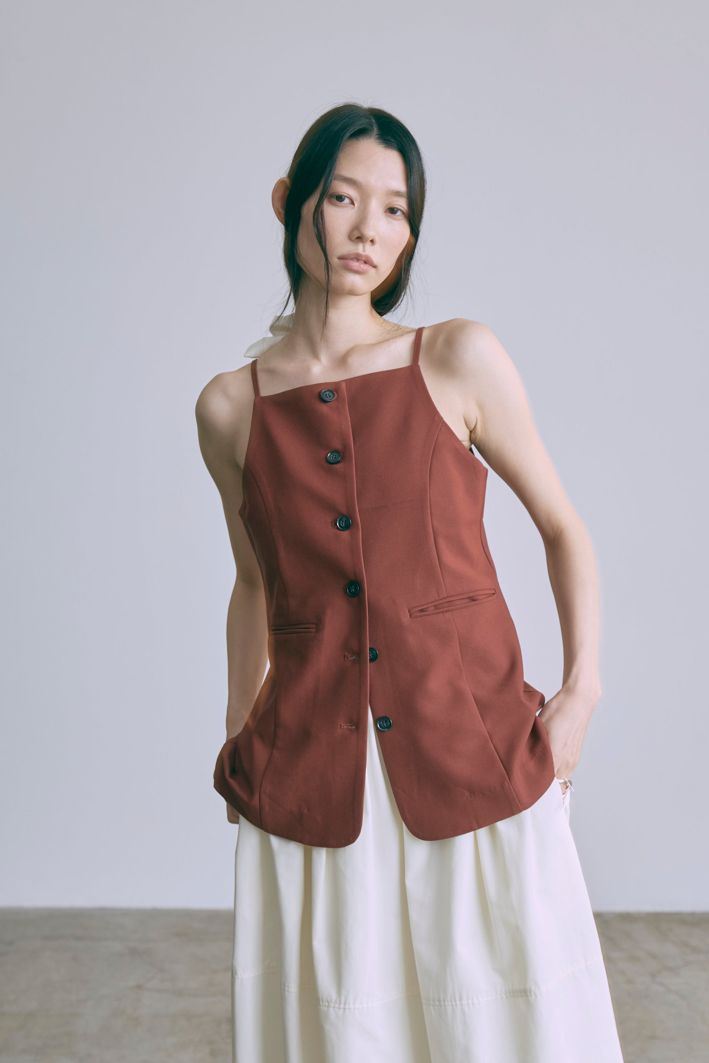 着用カラー:レッド モデル身長:174㎝