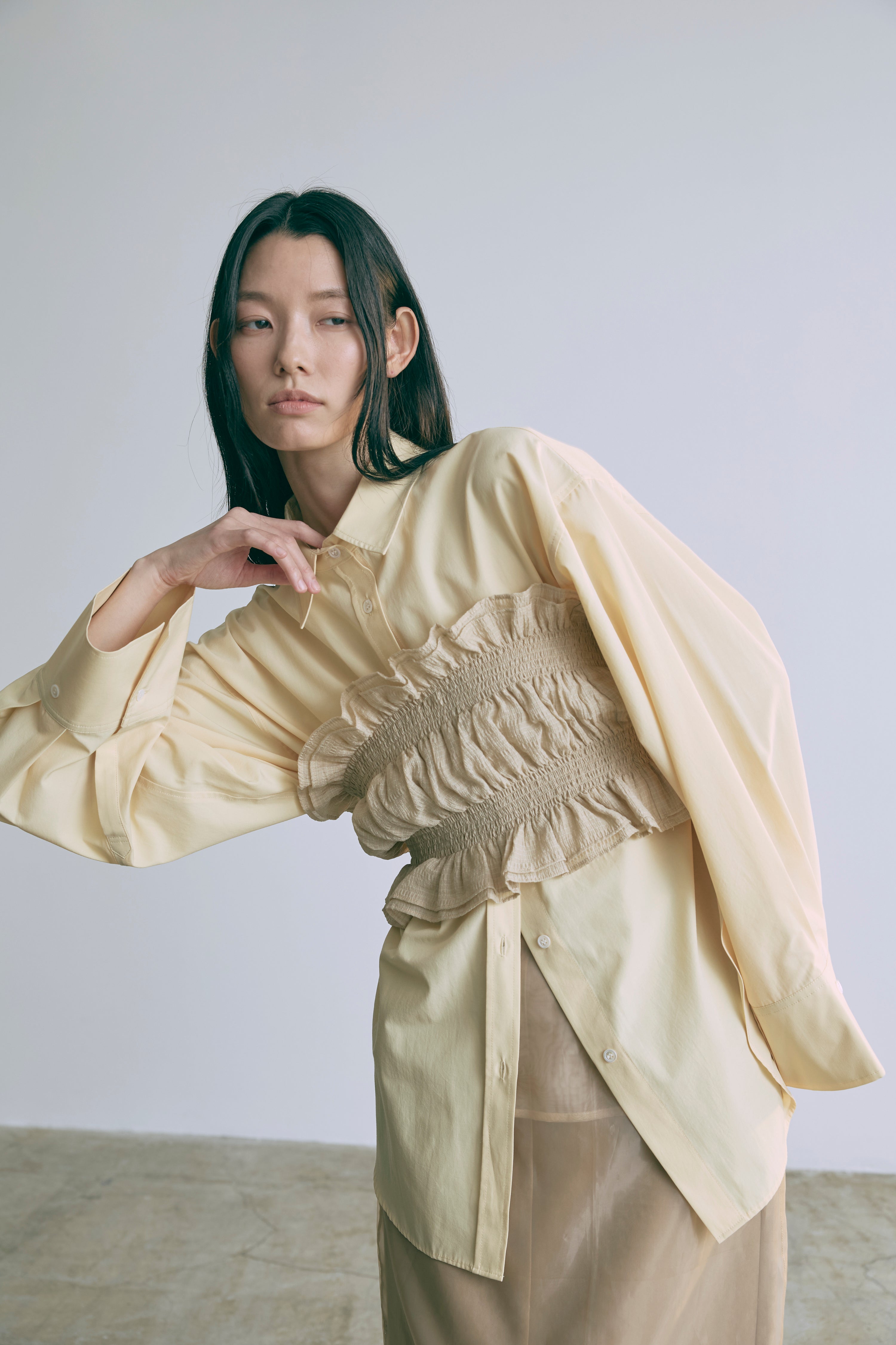 着用カラー:イエロー モデル身長:174cm