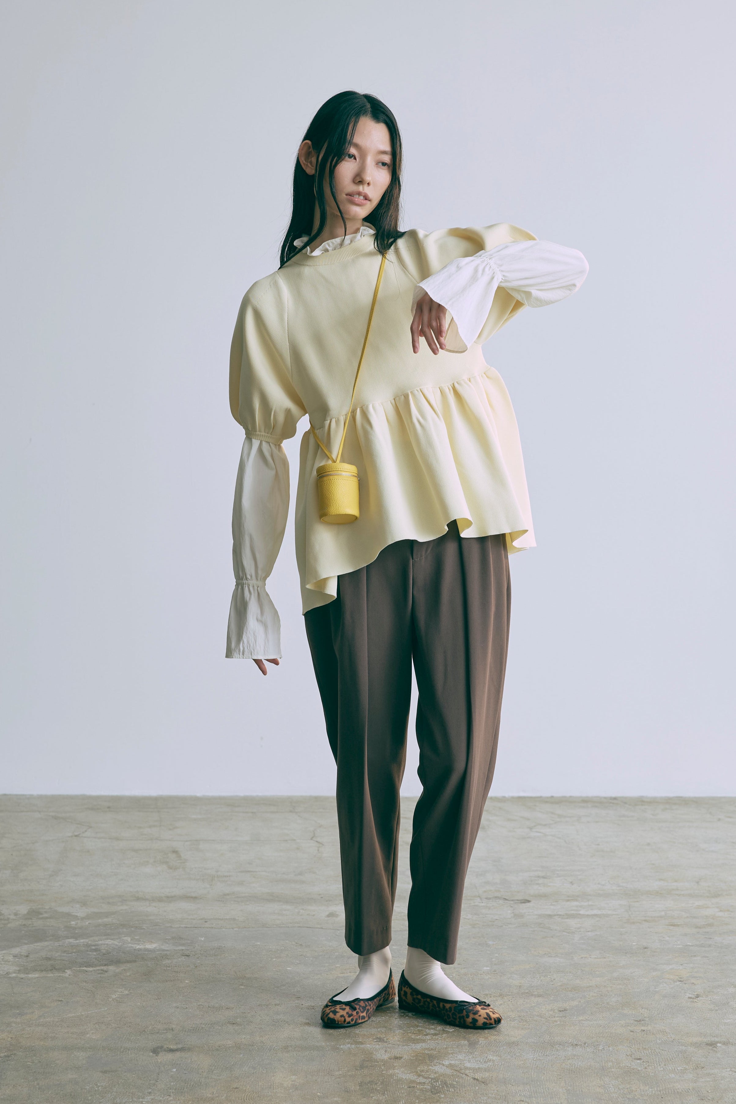 着用カラー:オフホワイト モデル身長:174cm