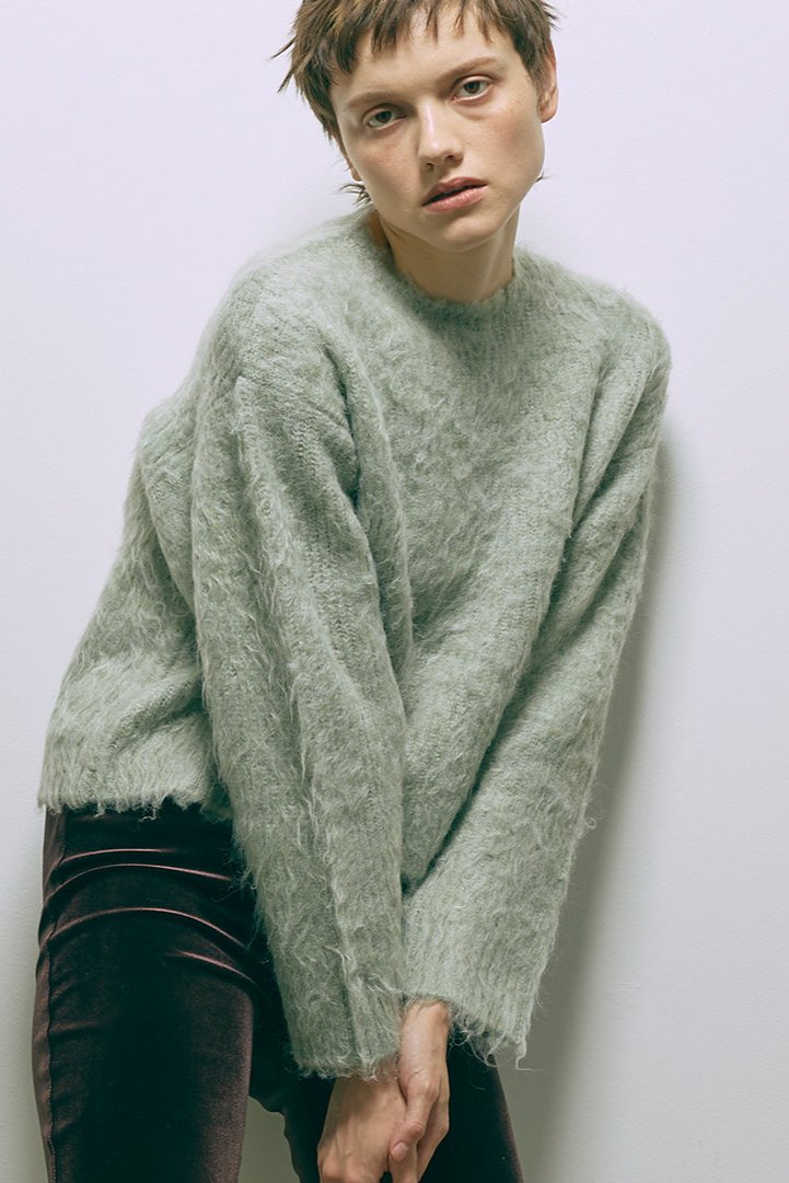 着用カラー:ミント モデル身長:178cm