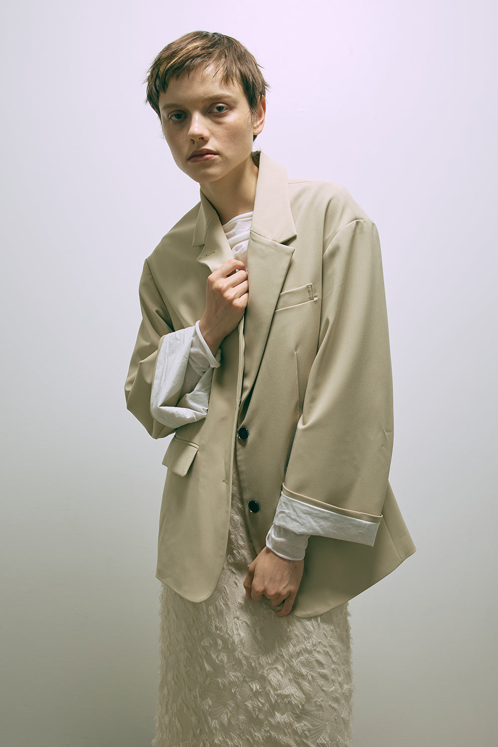 着用カラー:イエロー 着用サイズ:1 モデル身長:178cm