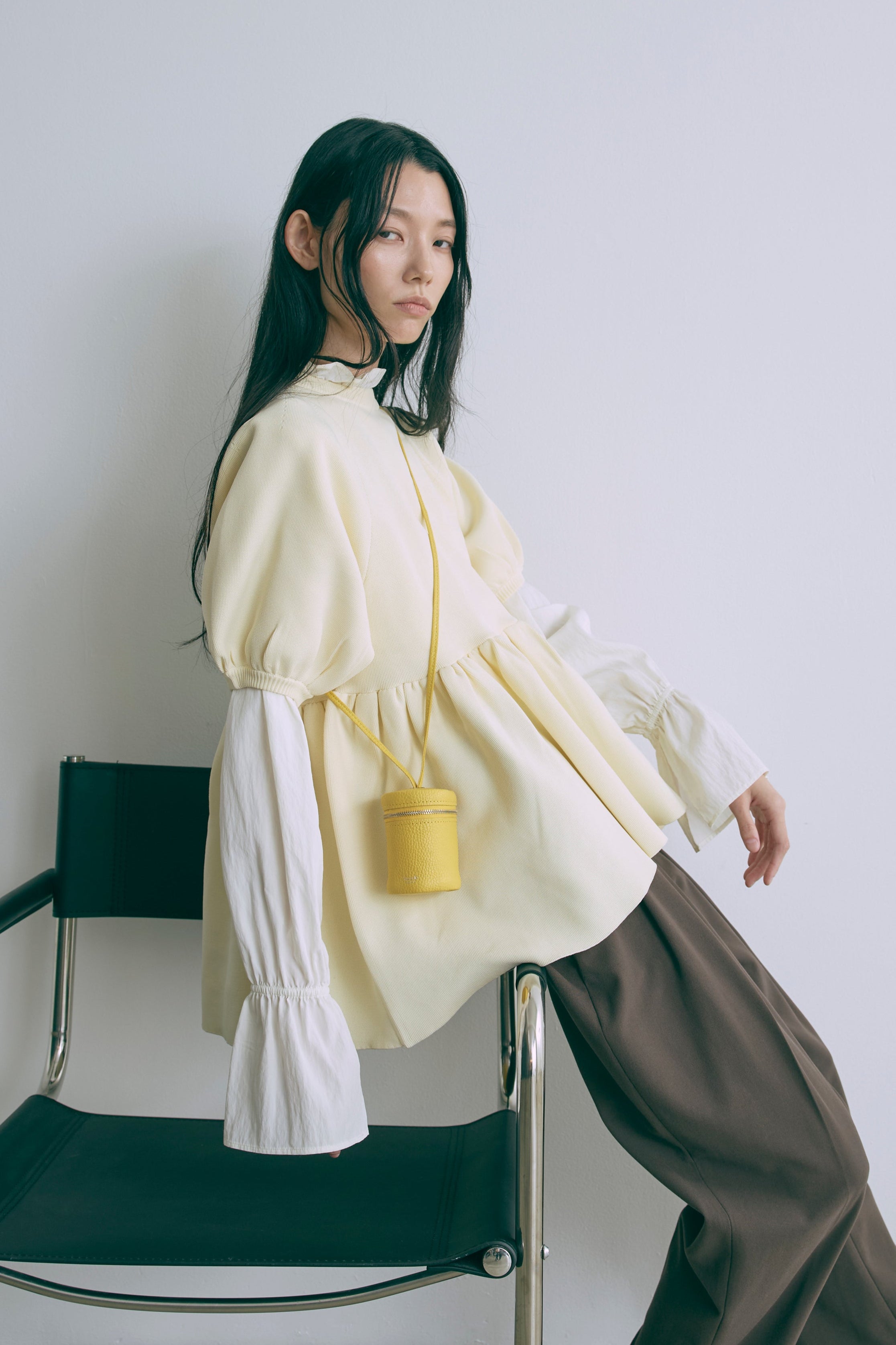 着用カラー:オフホワイト モデル身長:174cm