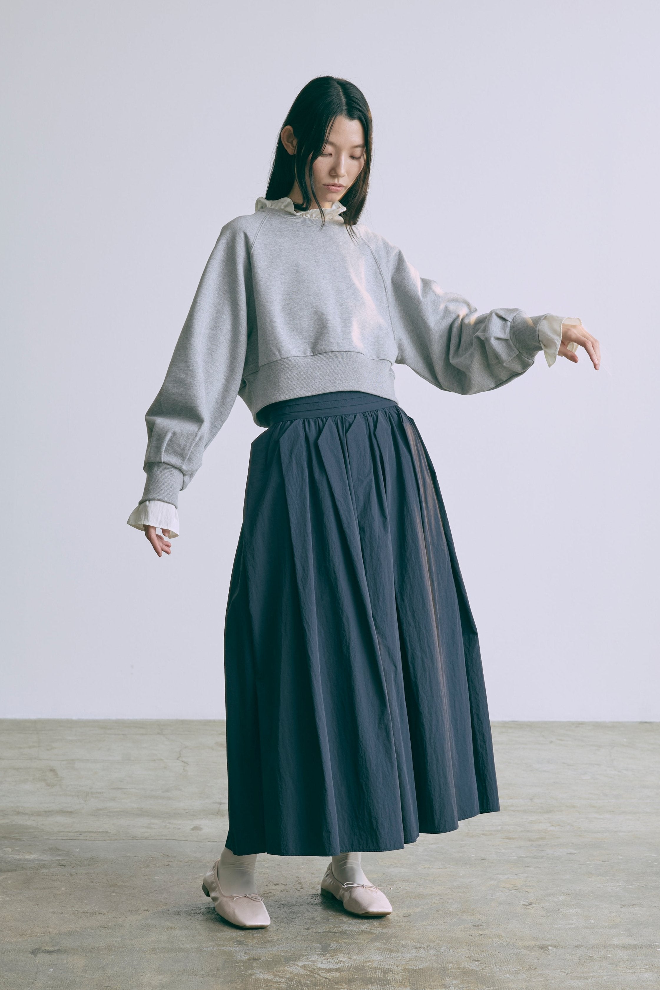 着用カラー:オフホワイト モデル身長:174cm