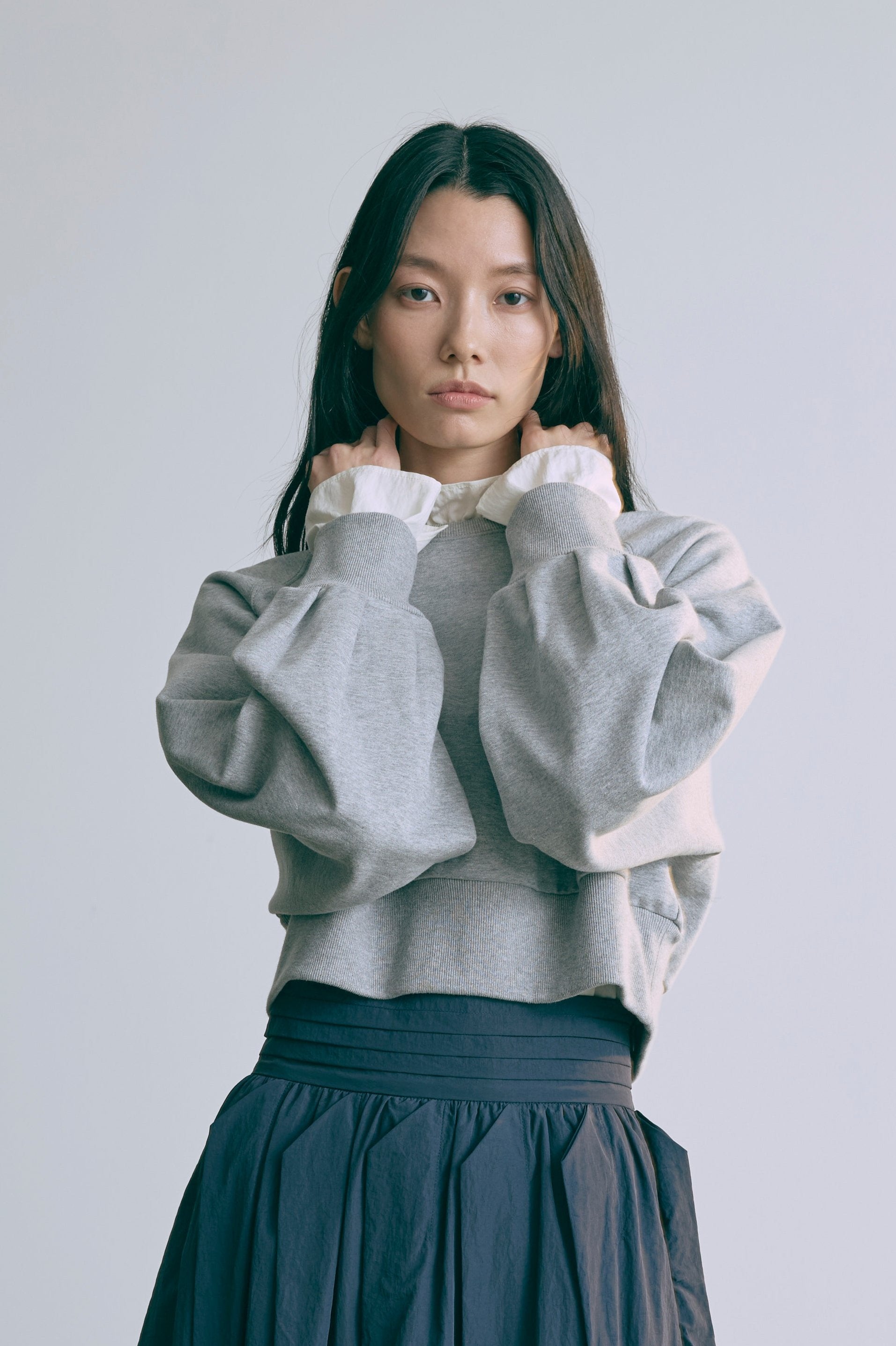 着用カラー:オフホワイト モデル身長:174cm