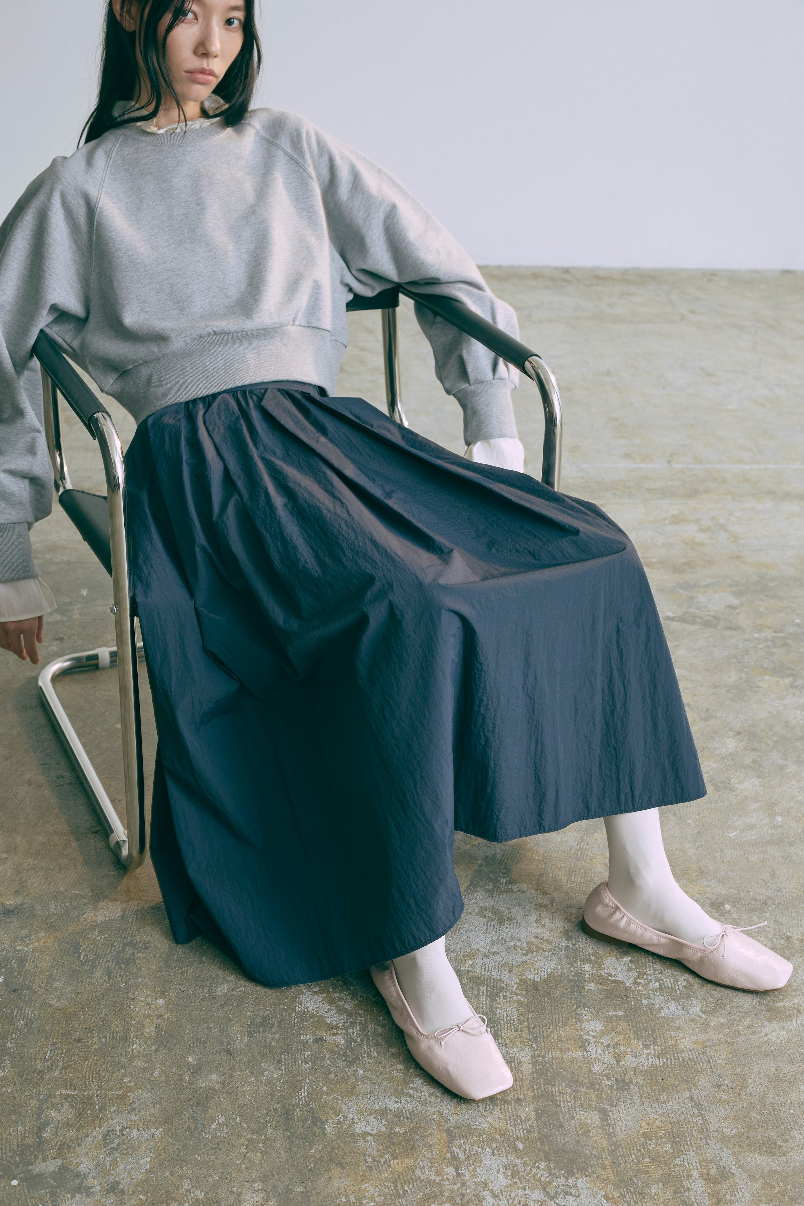 着用カラー:ネイビー モデル身長:174cm