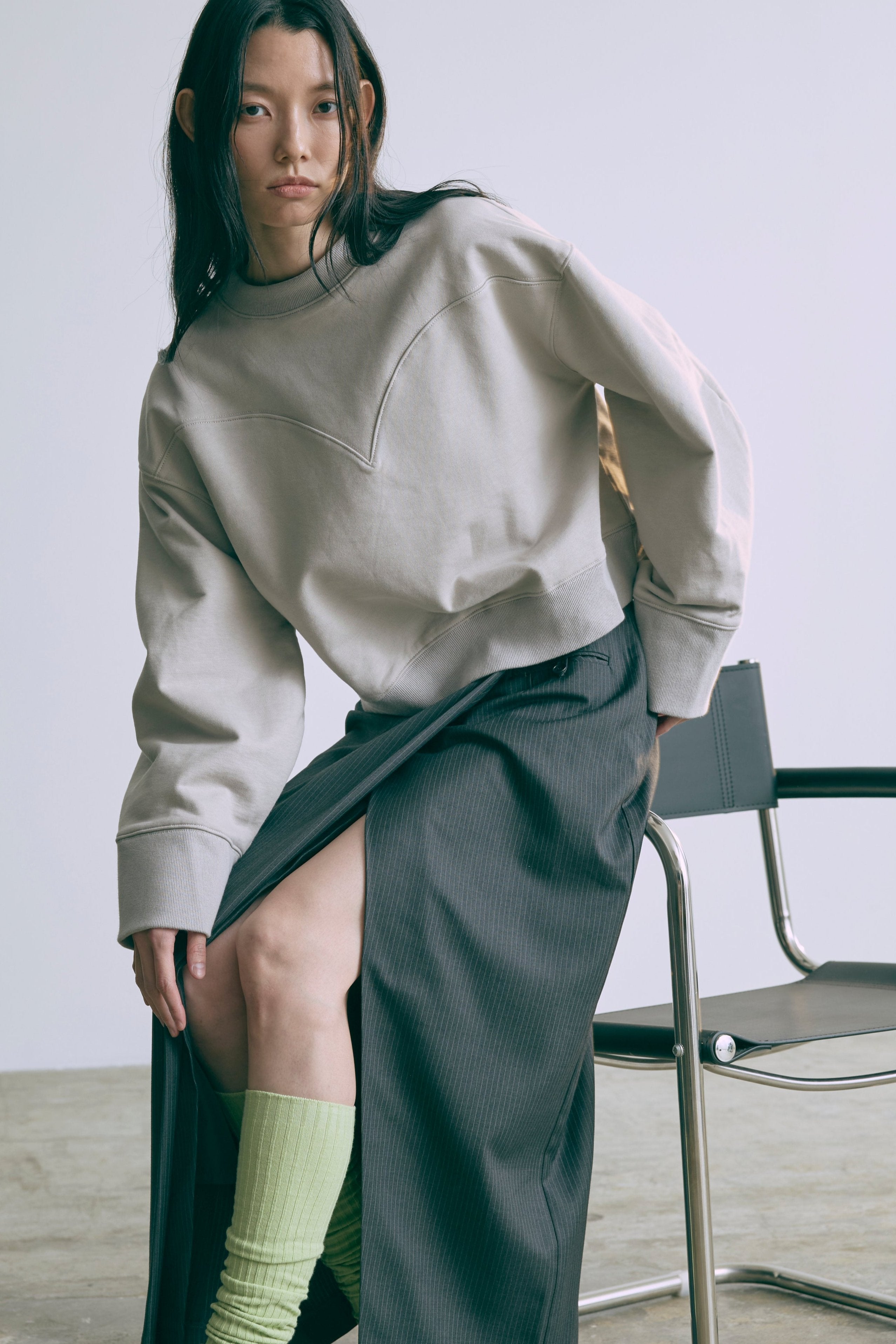 着用カラー:グレー モデル身長:174cm