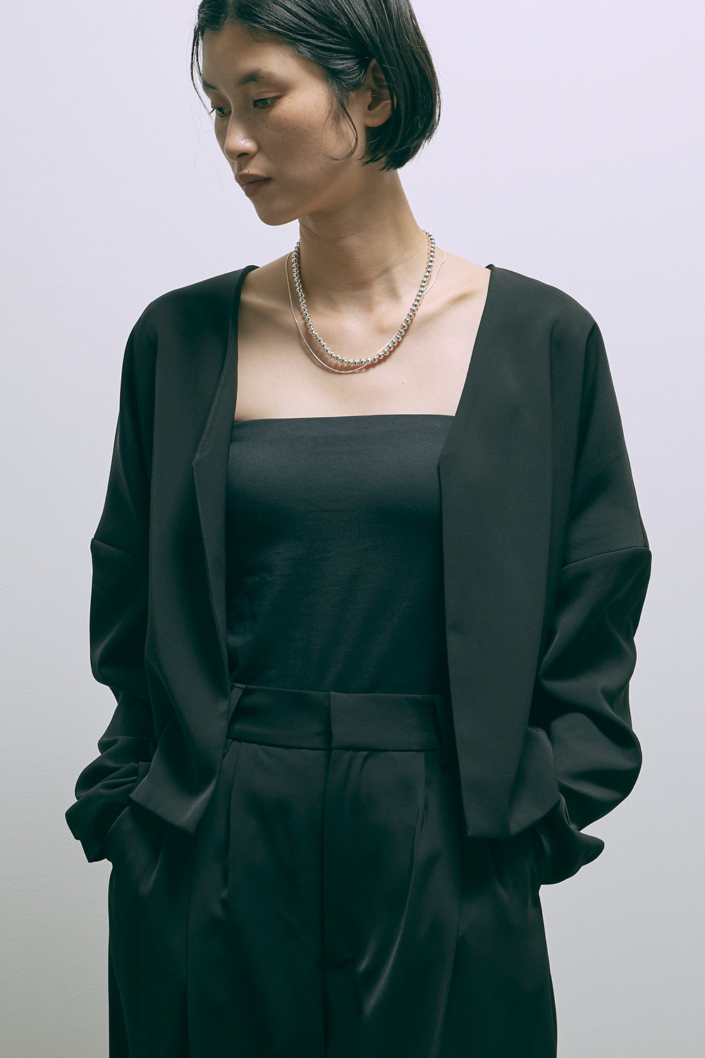 着用カラー:ブラック 着用サイズ:1 モデル身長:170cm