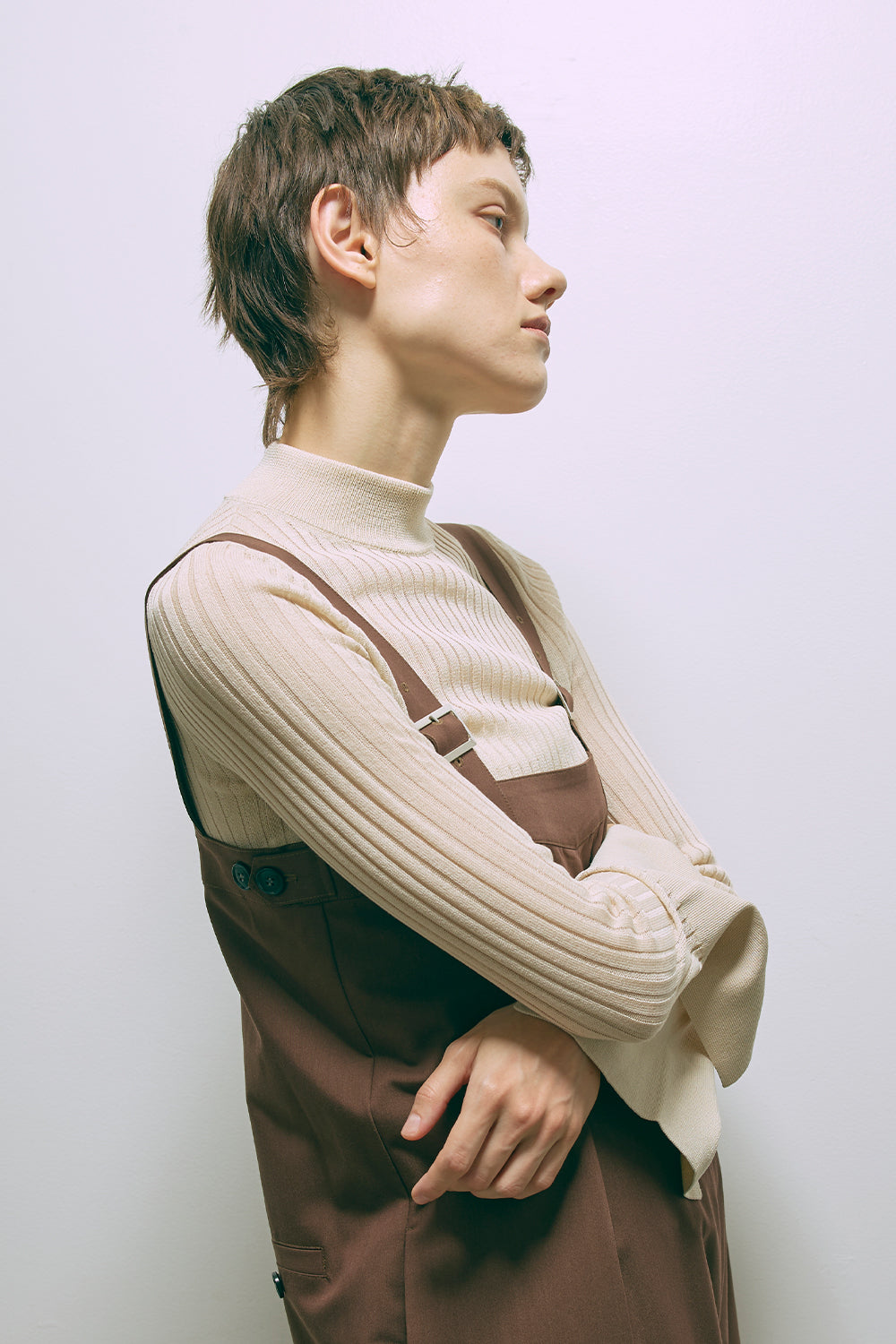 着用カラー:アイボリー モデル身長:178cm