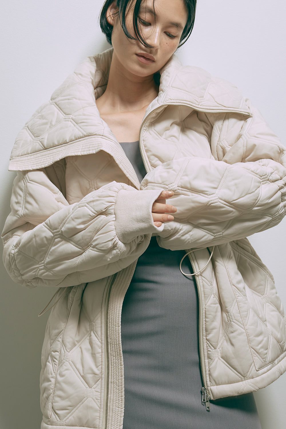 着用カラー:アイボリー モデル身長:170cm