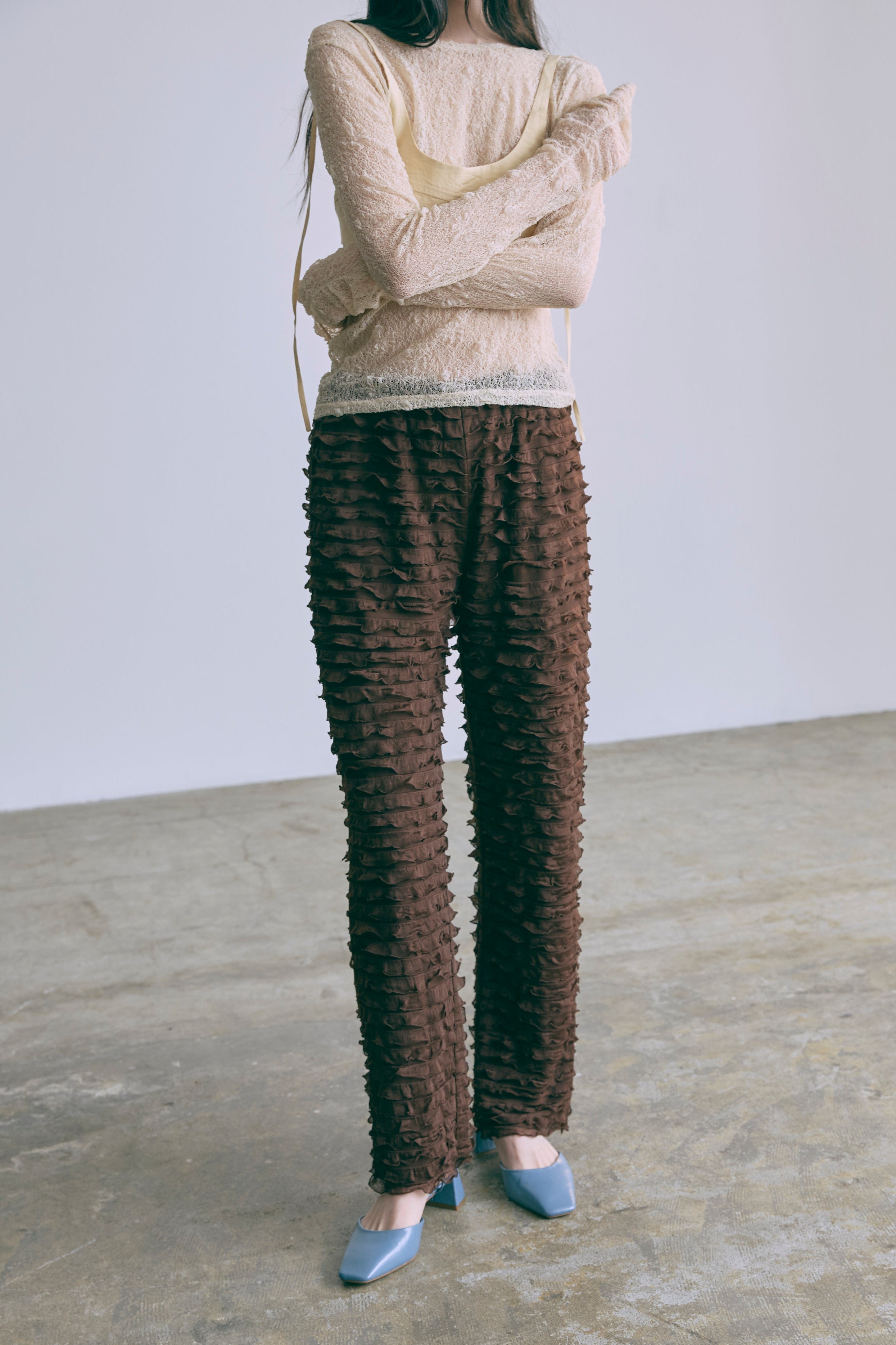 着用カラー:ブラウン 着用サイズ:1 モデル身長:174㎝