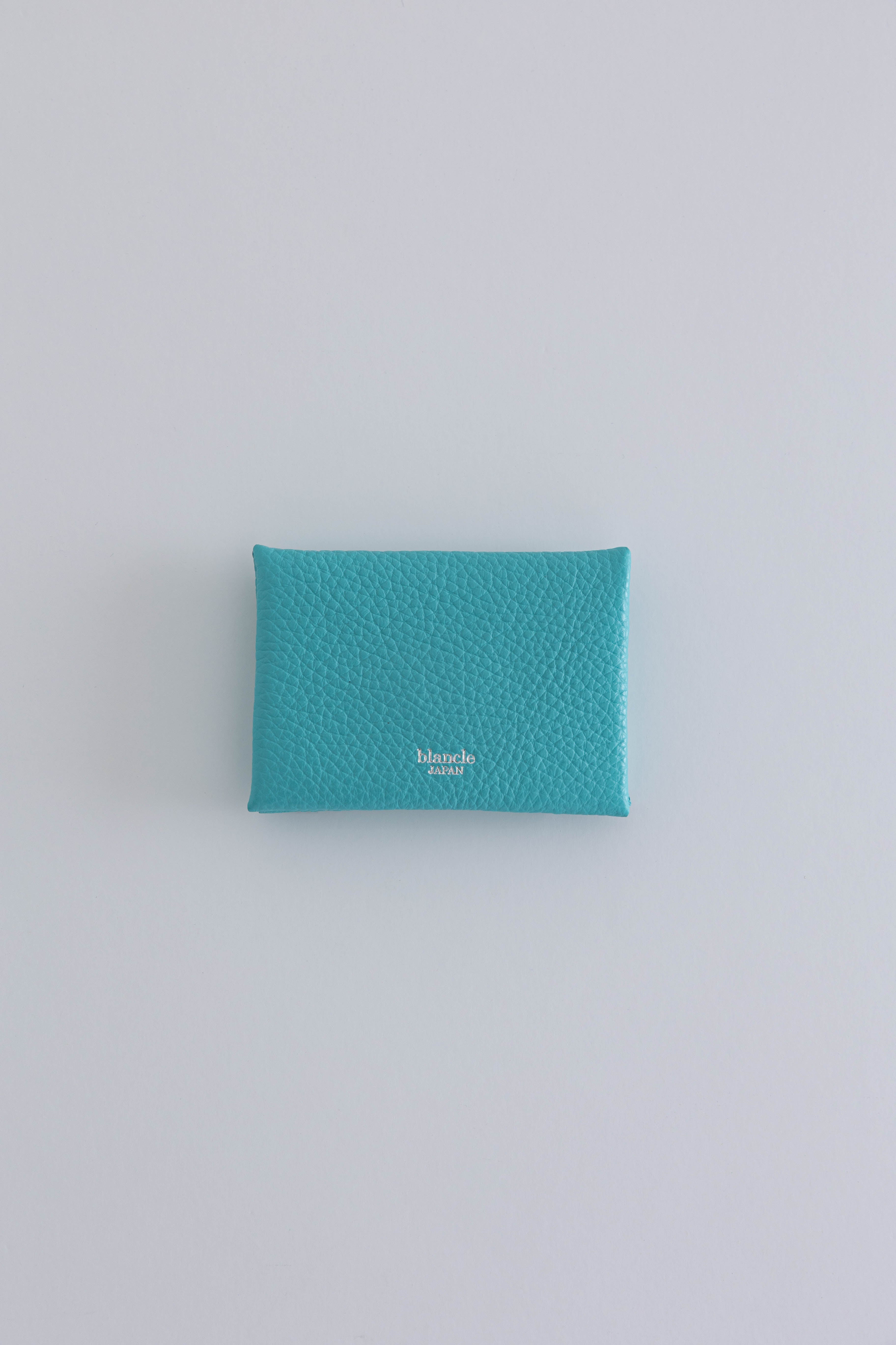 Leather Card Case ブルー