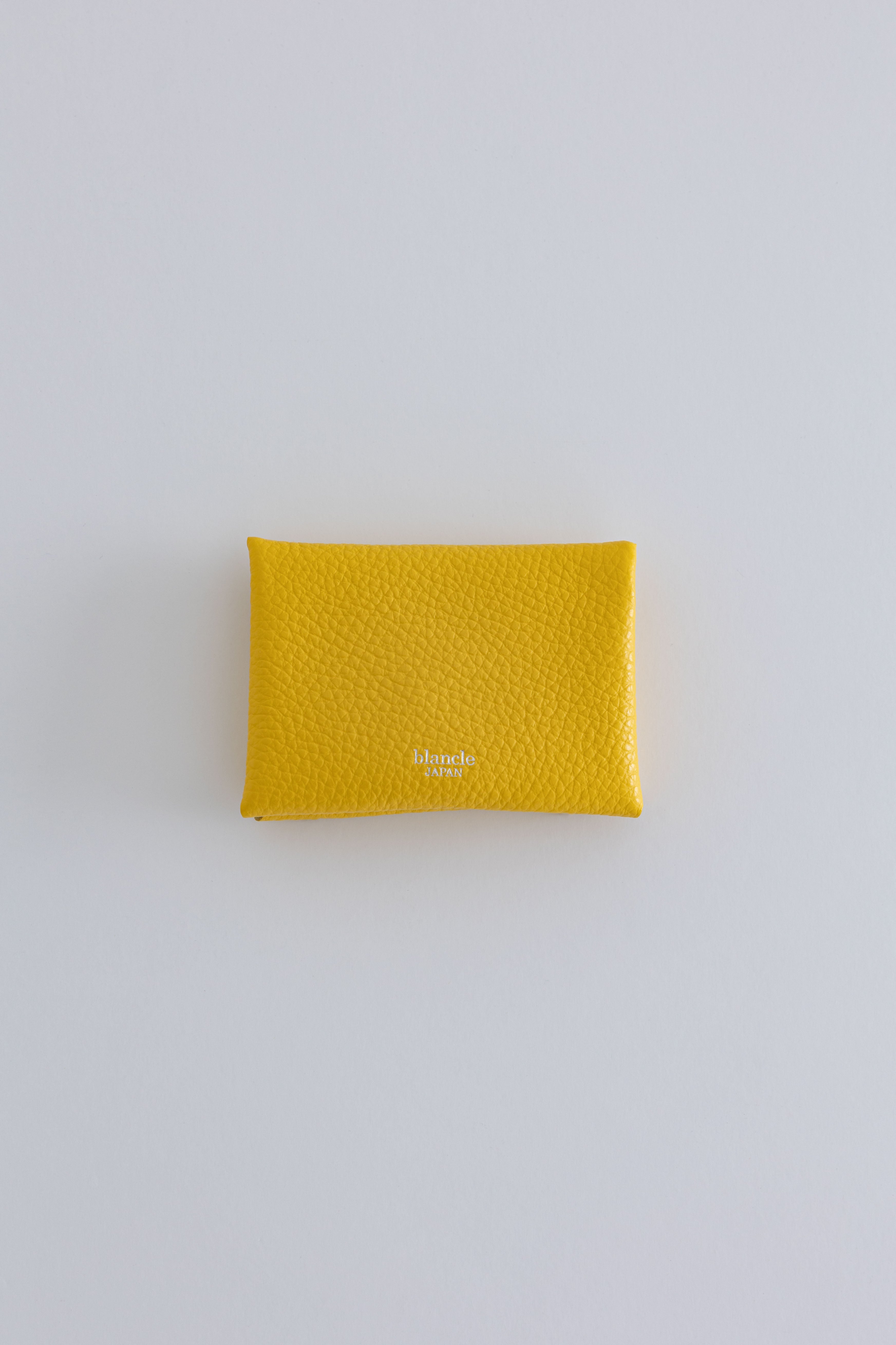 Leather Card Case イエロー