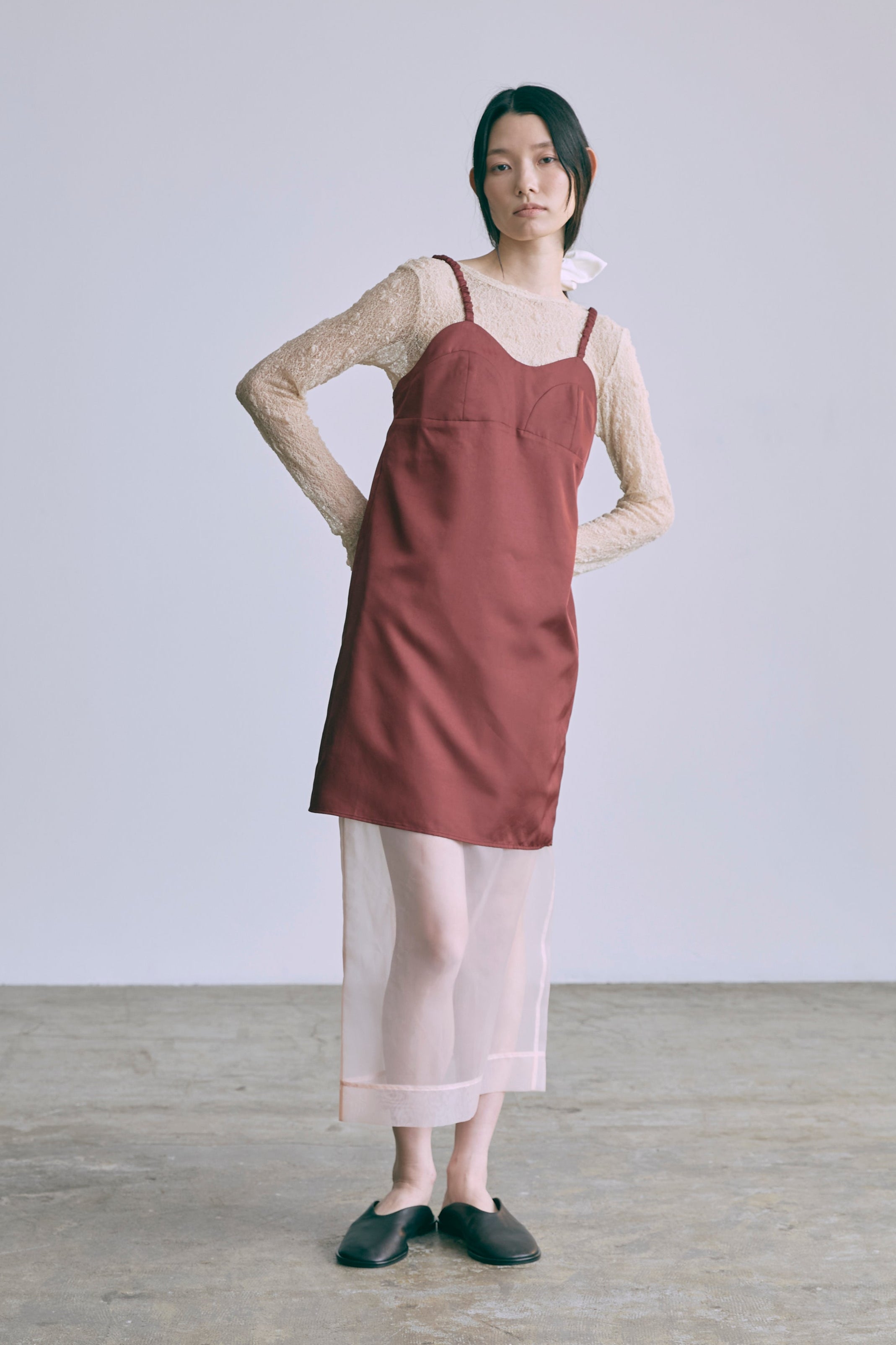 着用カラー:レッド モデル身長:174㎝