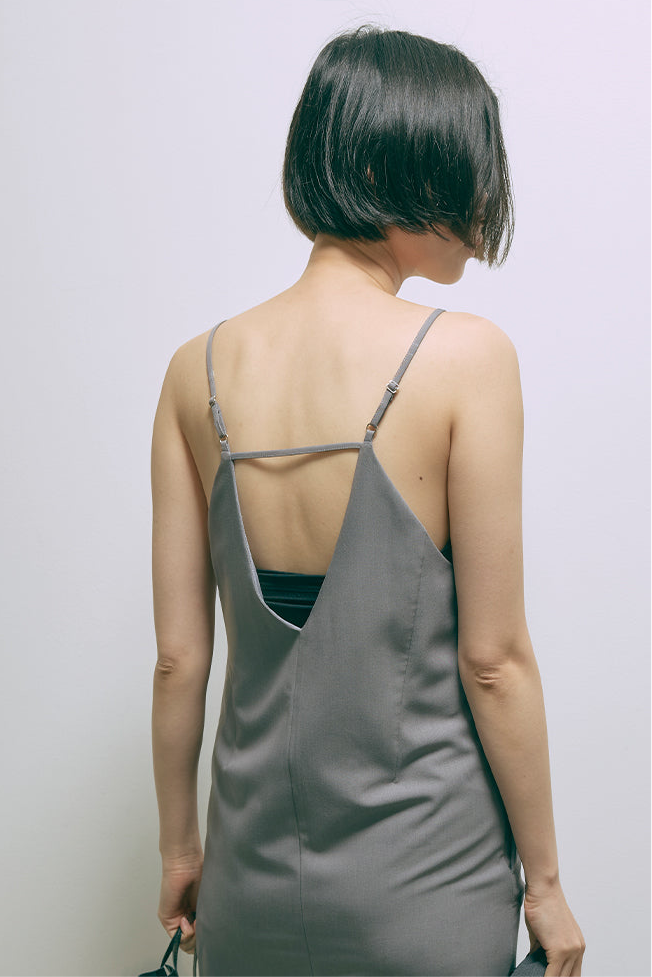 Back Design Tight Cami Dress