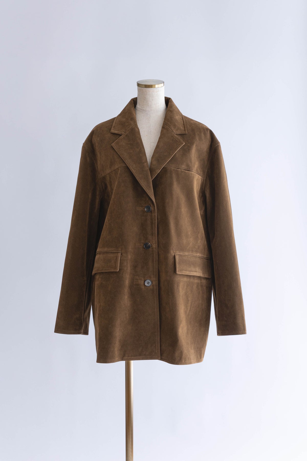 Vintage Suede Oversized Jacket キャメル