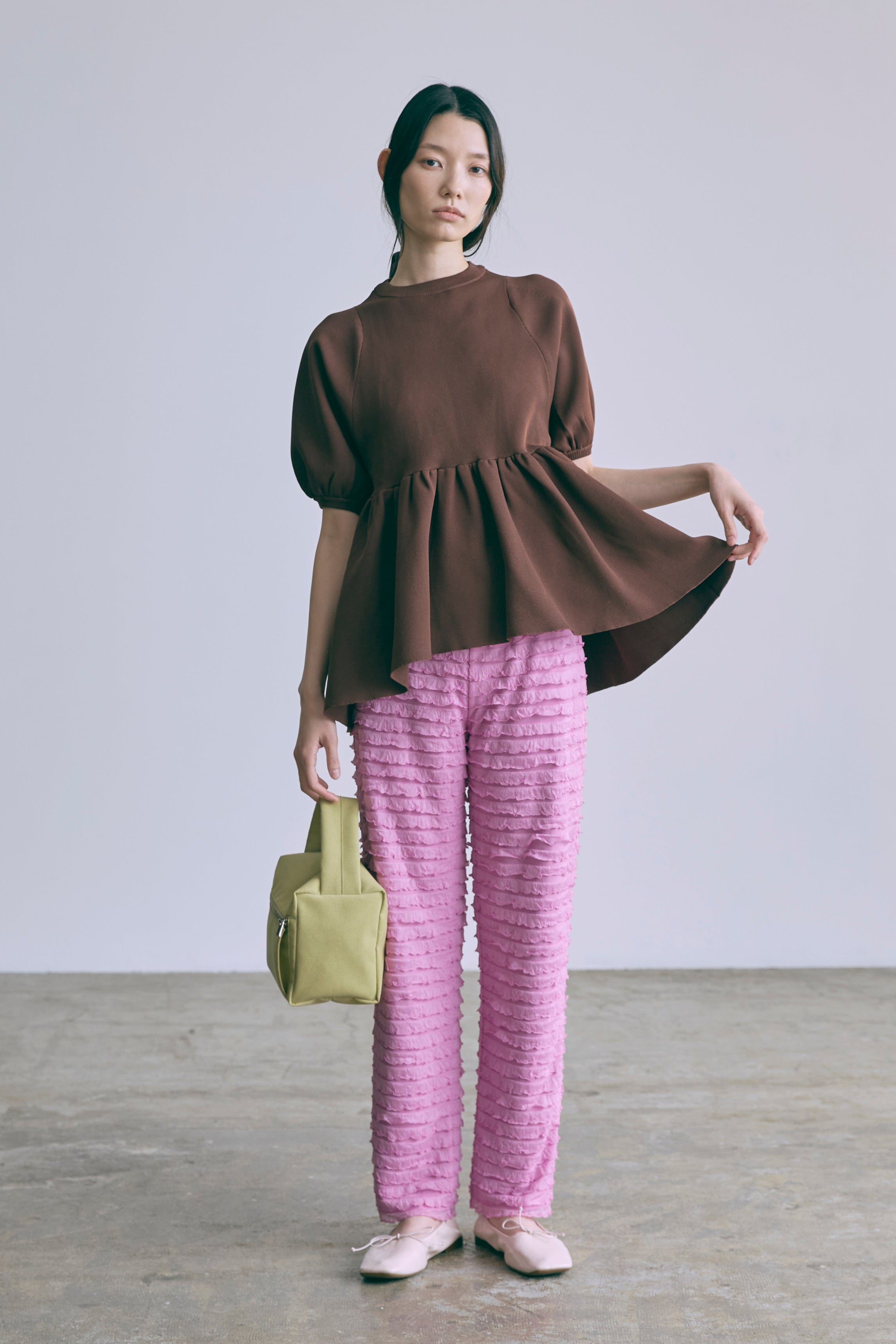 着用カラー:ピンク 着用サイズ:1 モデル身長:174cm