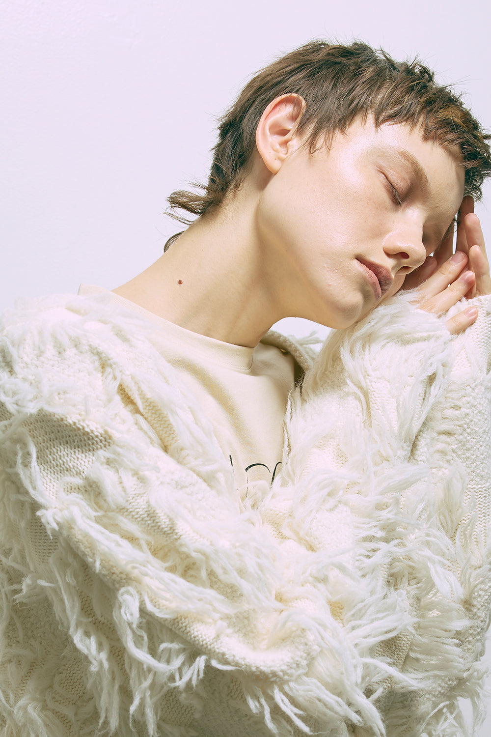 着用カラー:アイボリー モデル身長:178cm