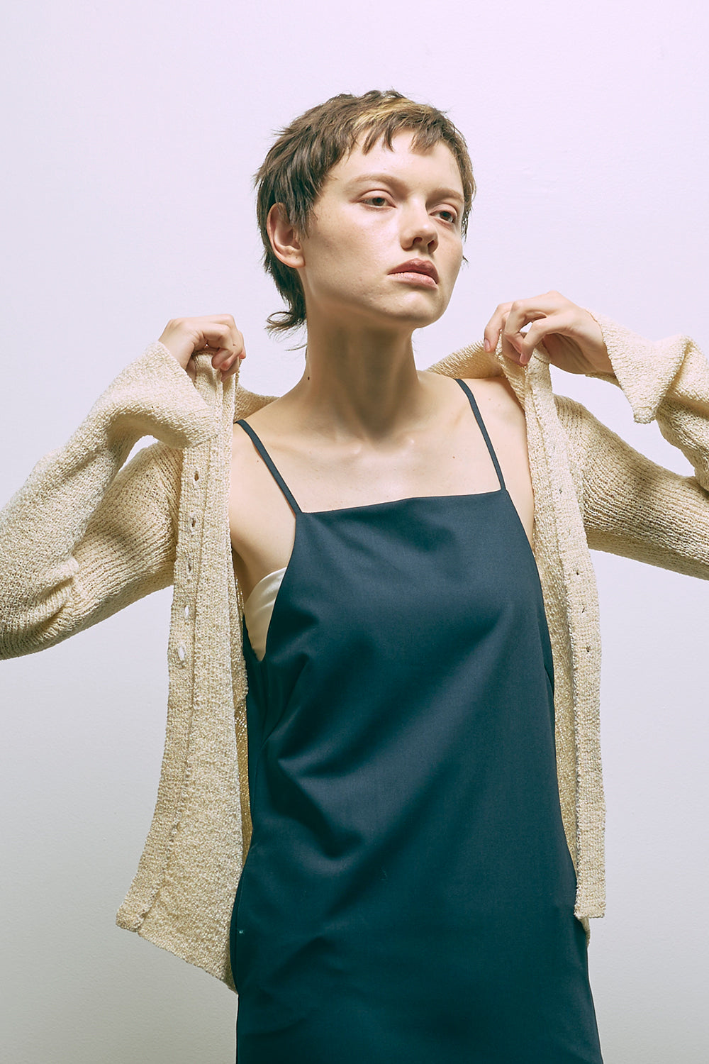 着用カラー:アイボリー モデル身長:178cm