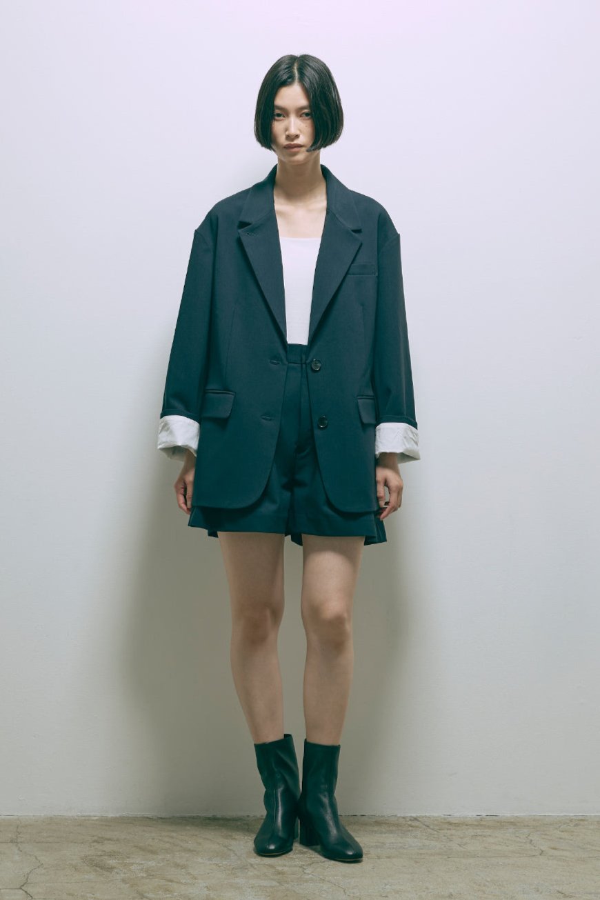 着用カラー:ネイビー 着用サイズ:1 モデル身長170cm