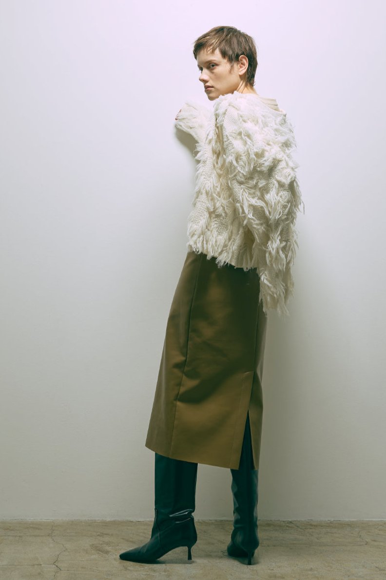 着用カラー:アイボリー モデル身長:178cm