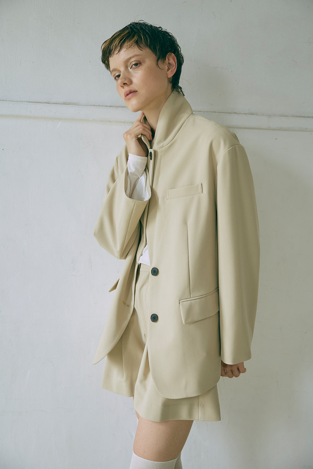 着用カラー:イエロー 着用サイズ:1 モデル身長:178cm