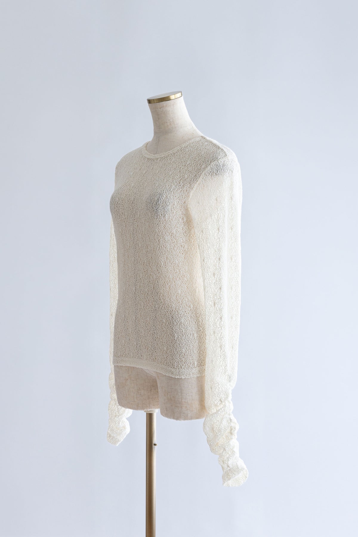 Mesh Lace Open Back Top