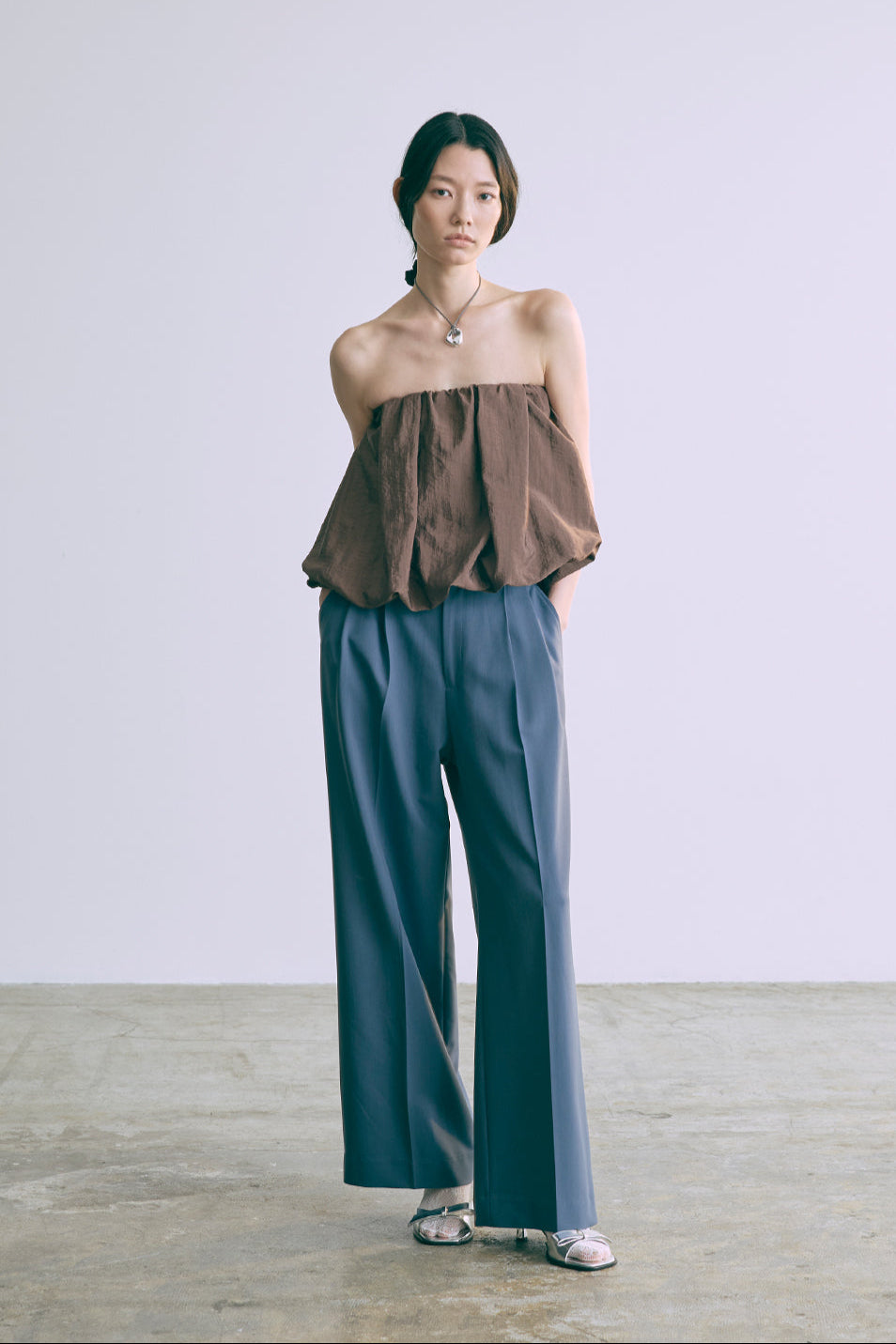 着用カラー:ブラウン モデル身長:174cm