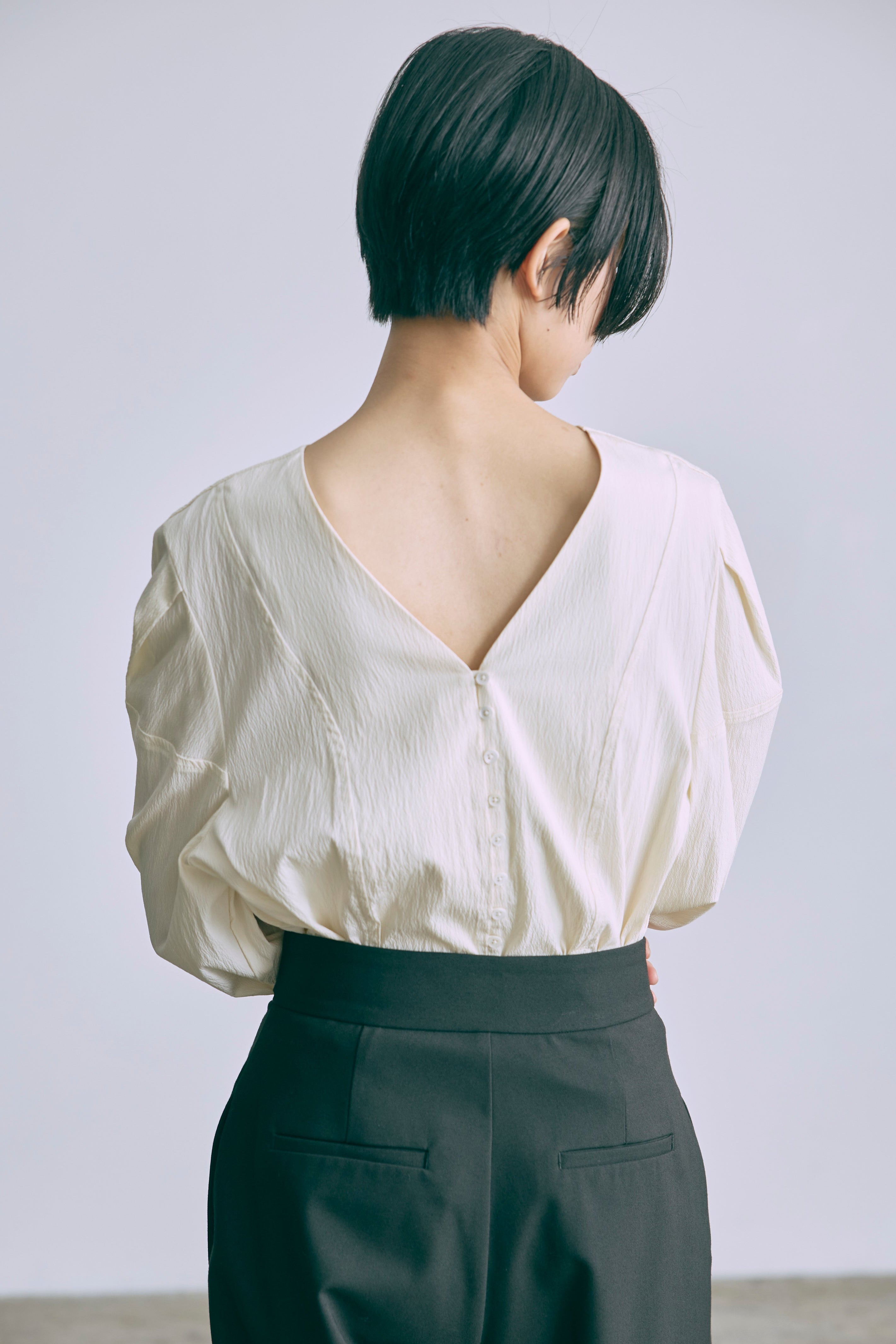 着用カラー:アイボリー モデル身長:170cm