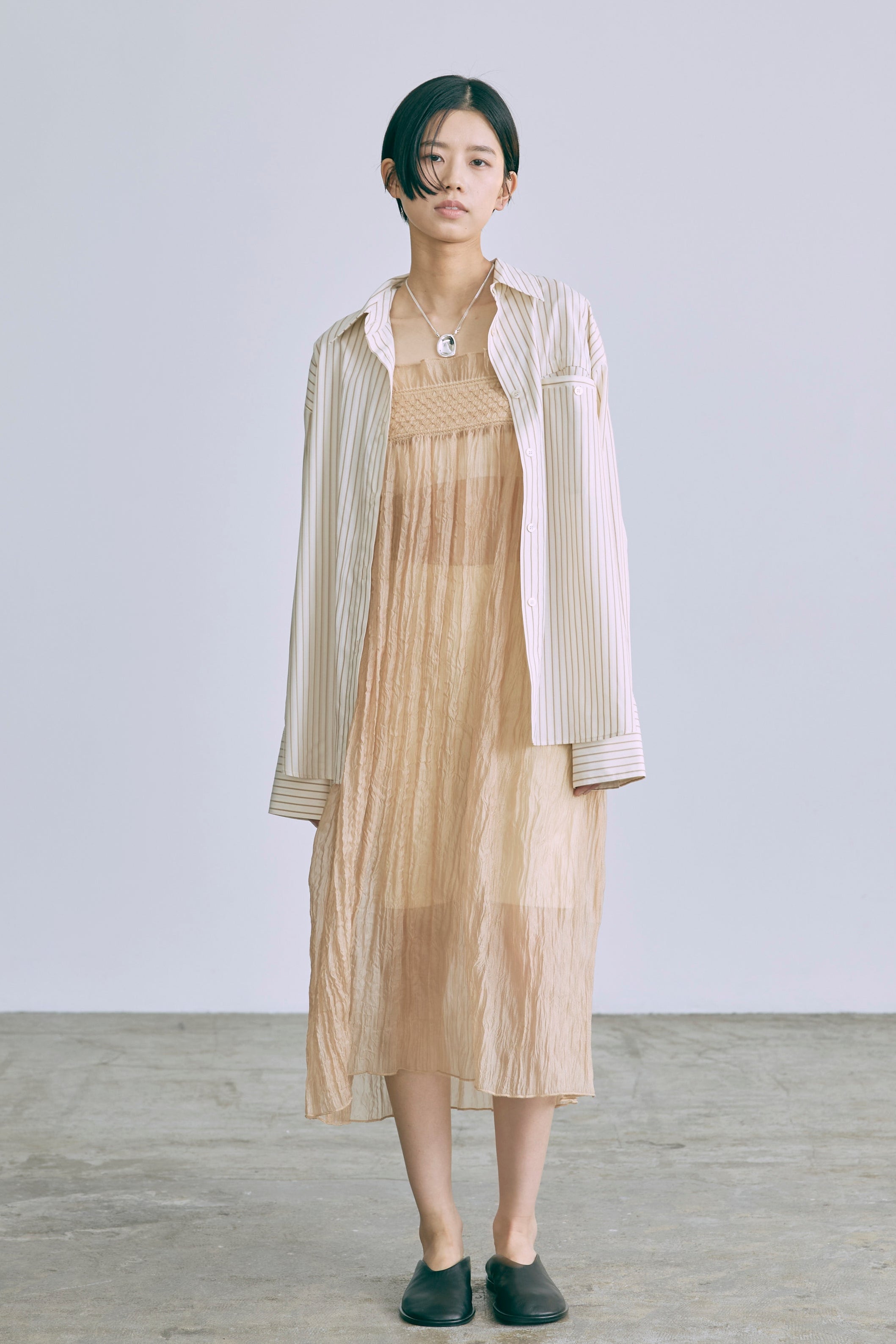 着用カラー:ベージュ モデル身長:170cm