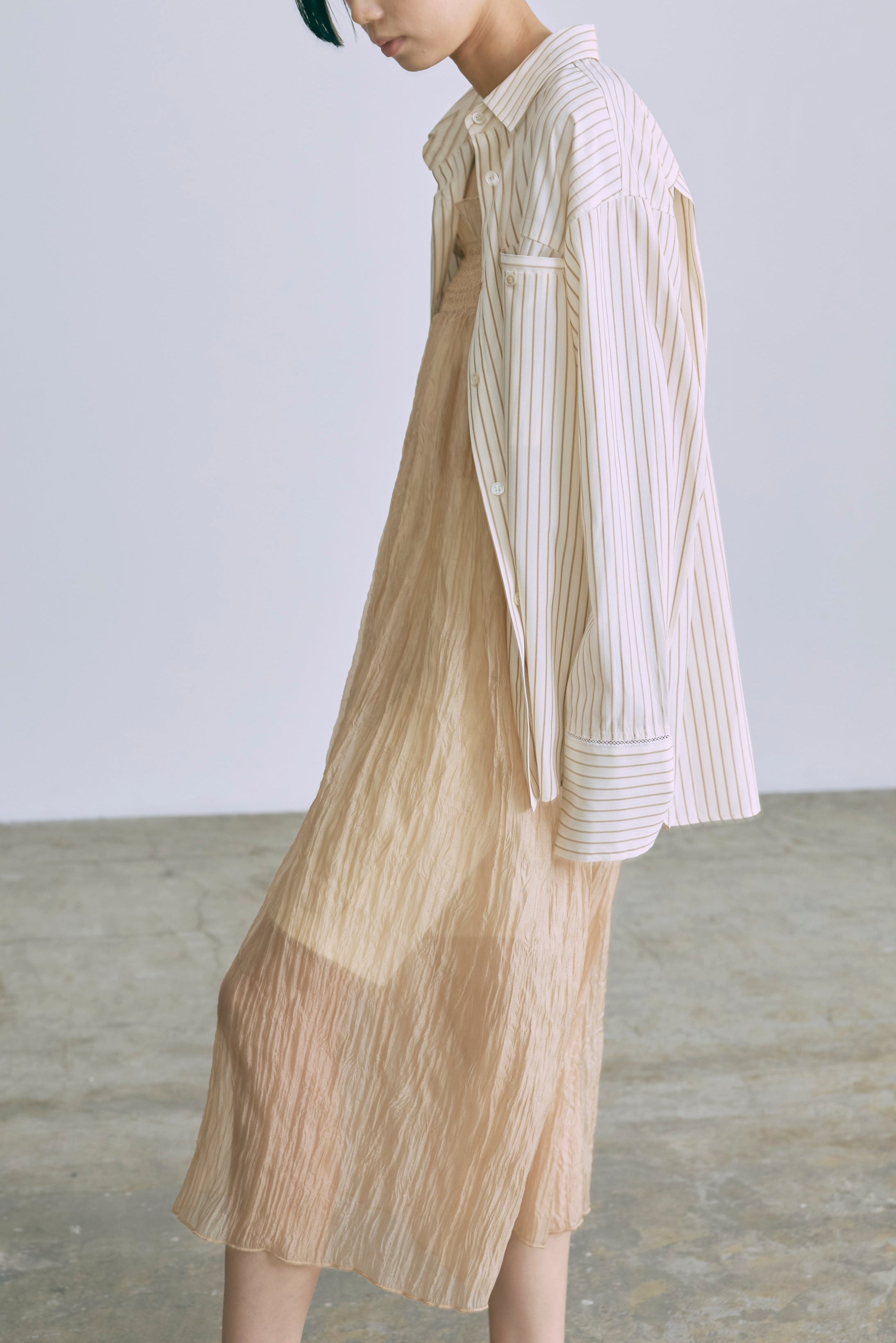 着用カラー:アイボリー モデル身長:170㎝