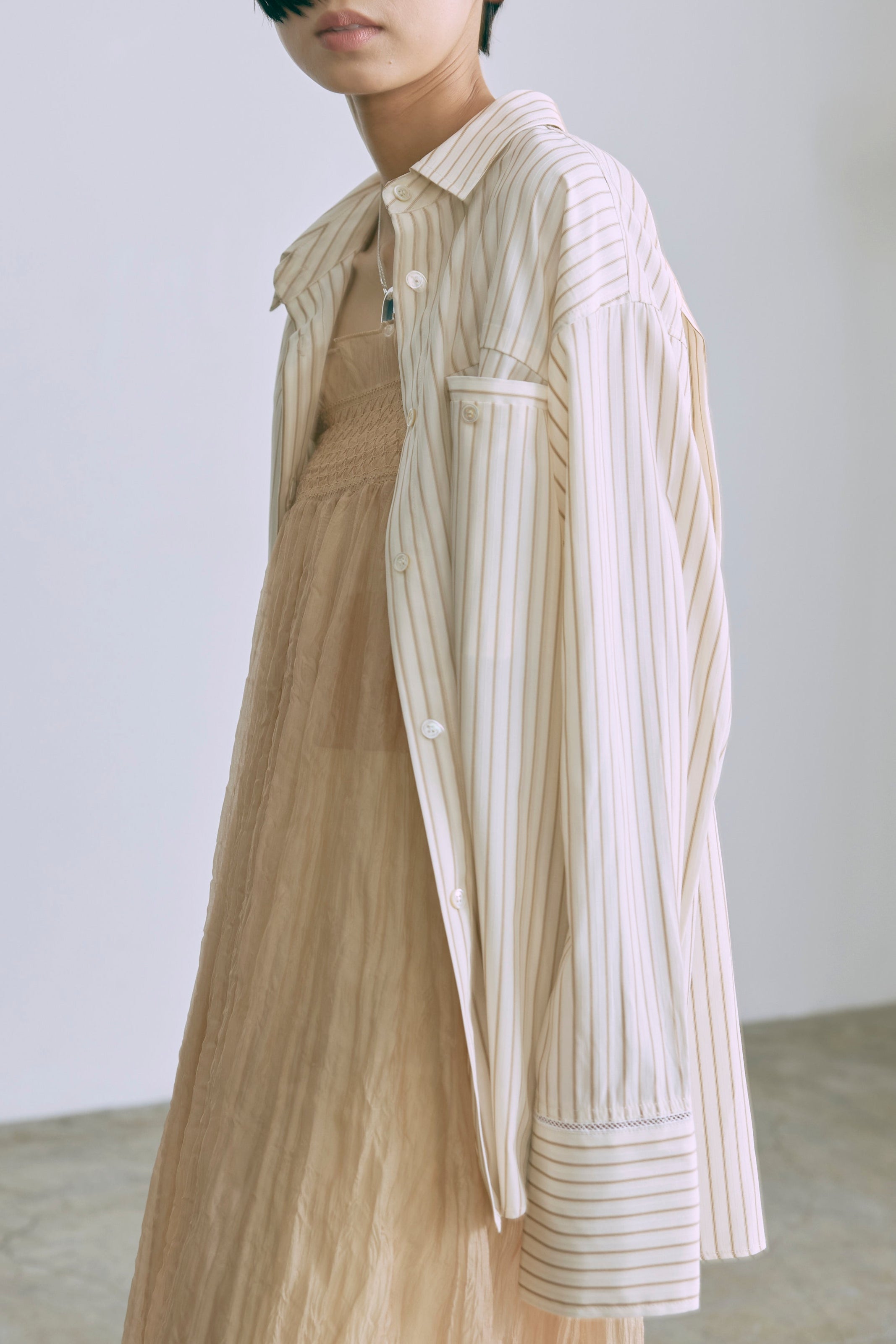 着用カラー:ベージュ モデル身長:170cm