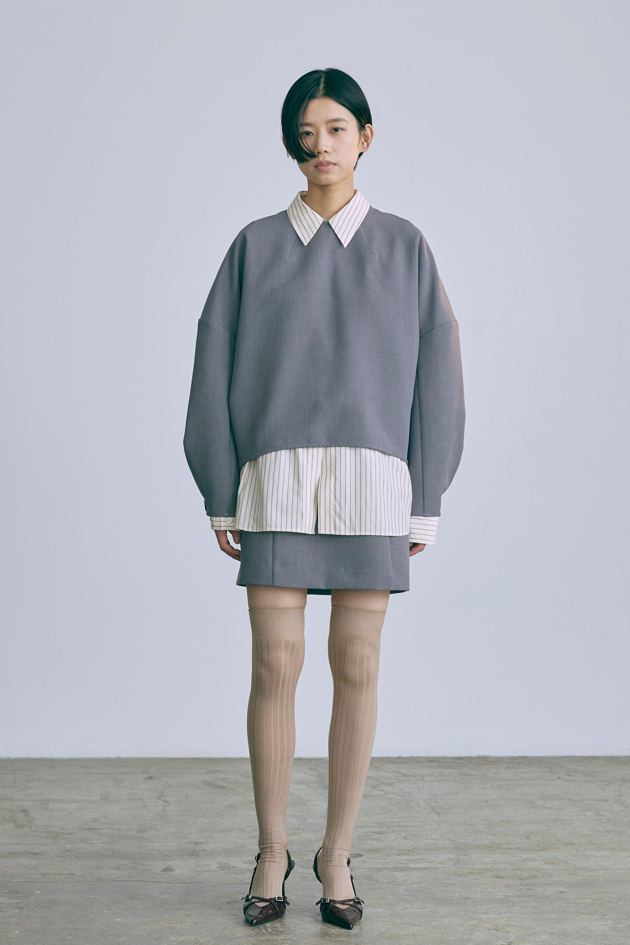 着用カラー:グレー モデル身長:170cm