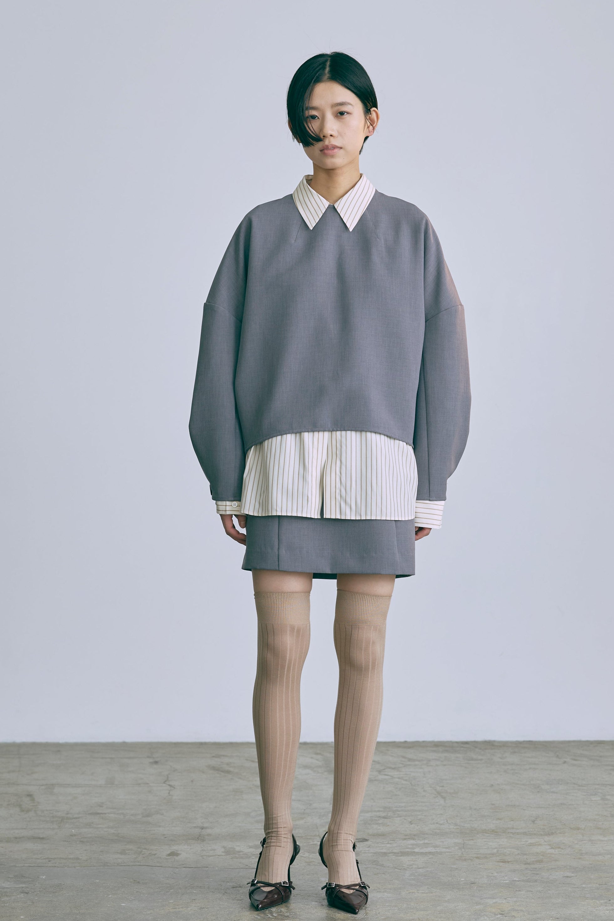 着用カラー:グレー モデル身長:170cm