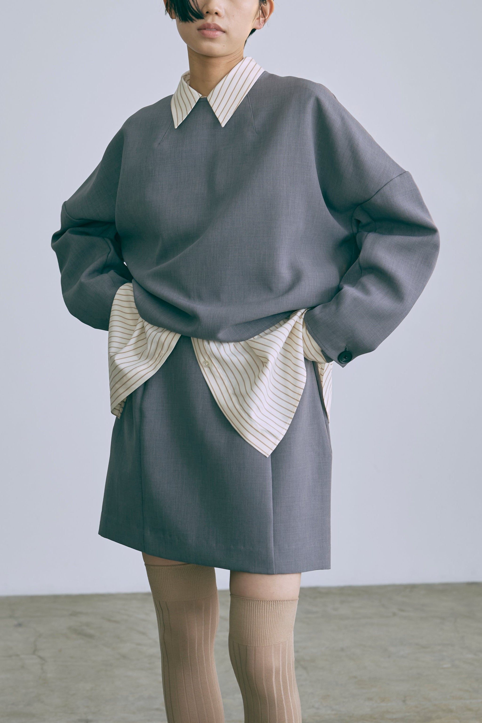 着用カラー:ベージュ モデル身長:170cm