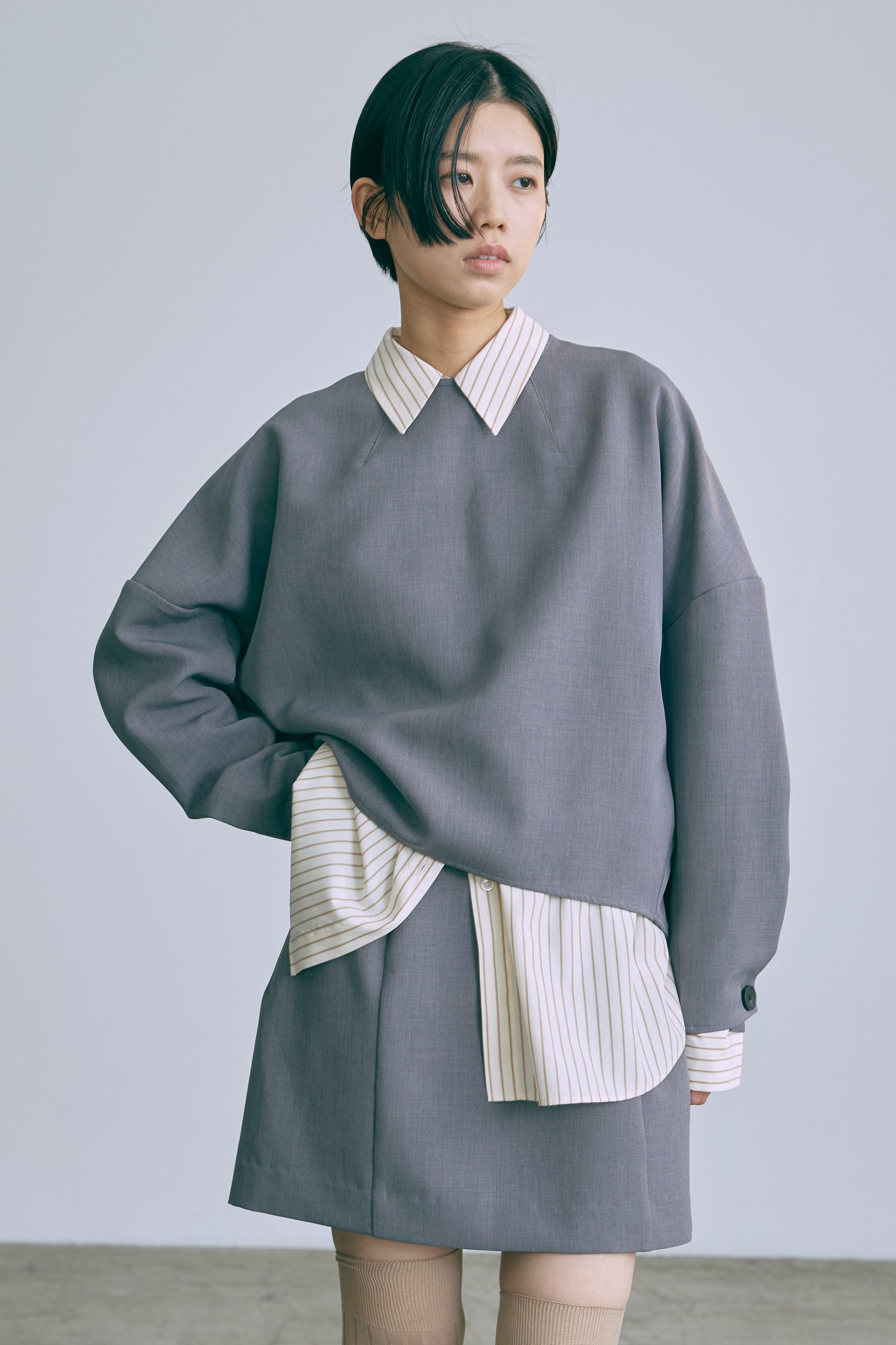 着用カラー:グレー モデル身長:170cm
